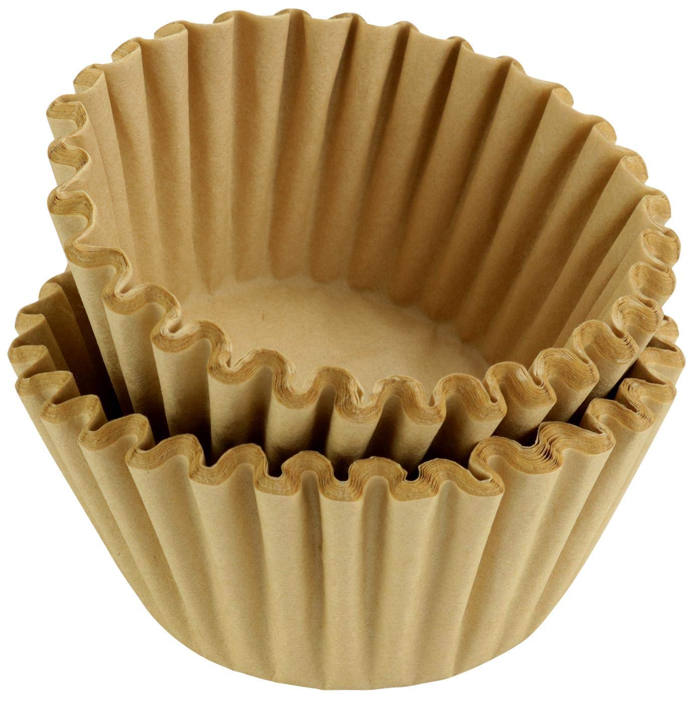 [200 / 500/ 1000 CT] 8-12 Cup Basket Coffee Filters, Natural color