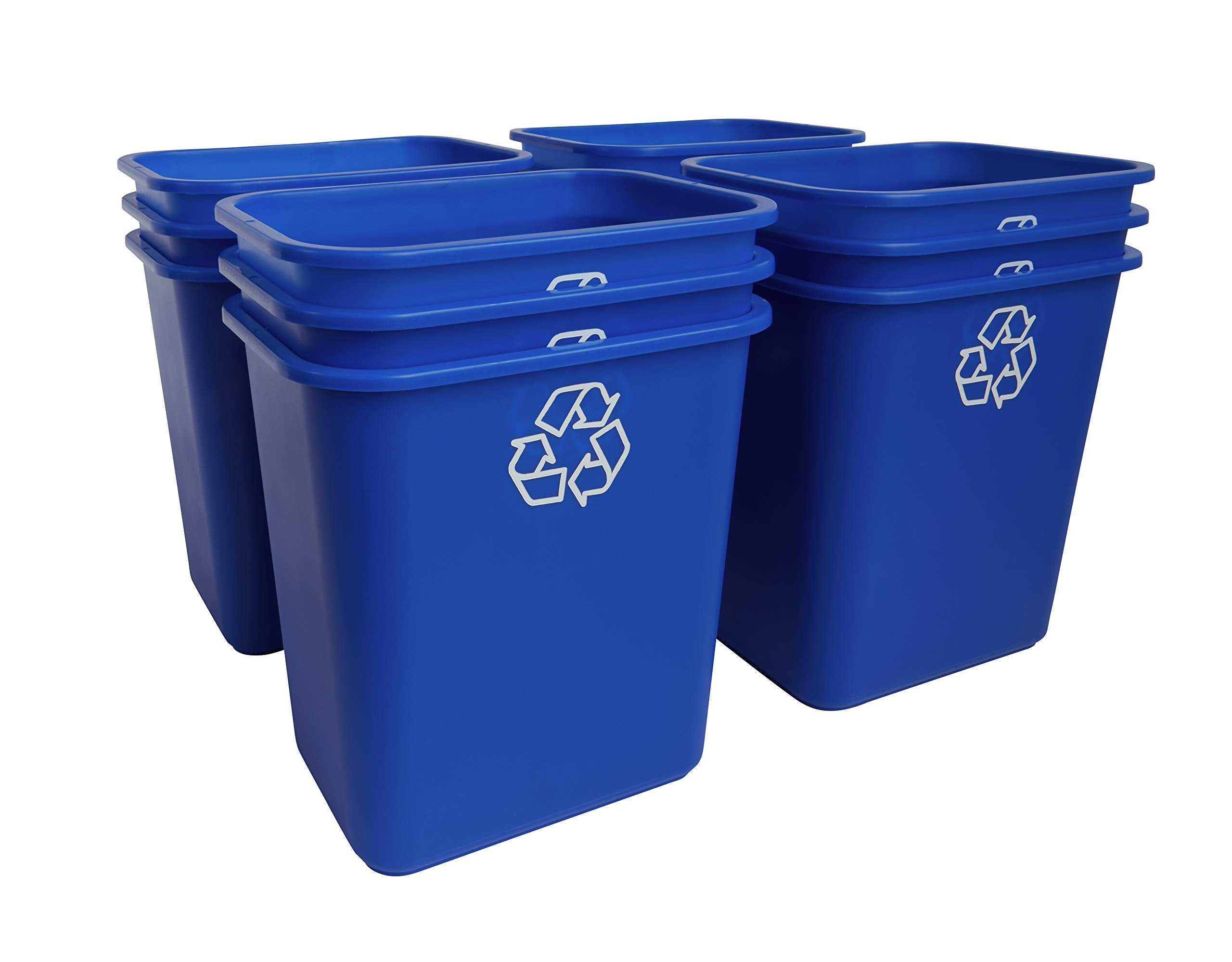United Solutions WB0084 Recycle Wastebasket, 28 Qt - 1 / 2 / 3 / 12 Pack
