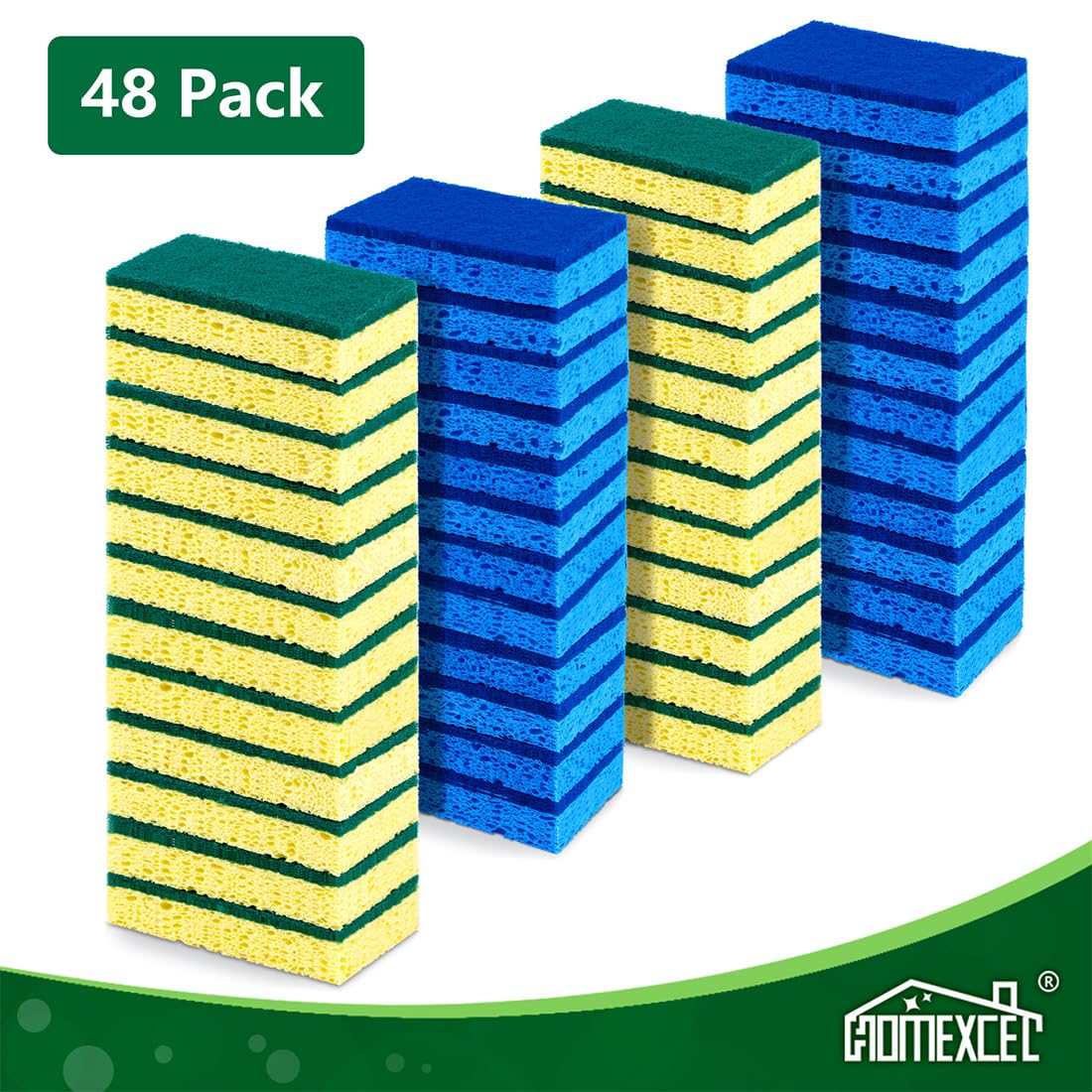 Heavy Duty Scrub Sponges Kitchen 12pcs/24pcs