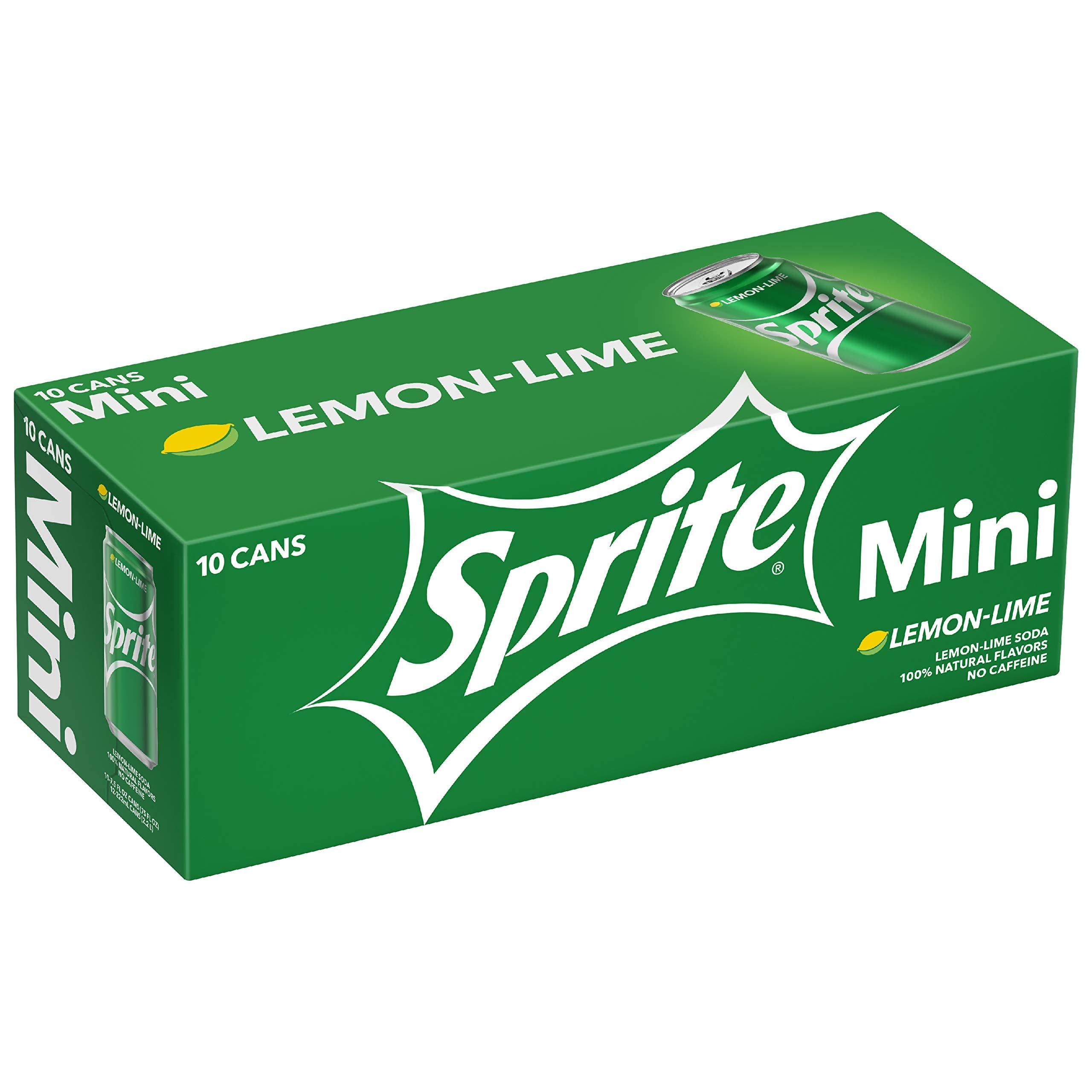 [10 Cans] Sprite Can, 7.5 FL OZ