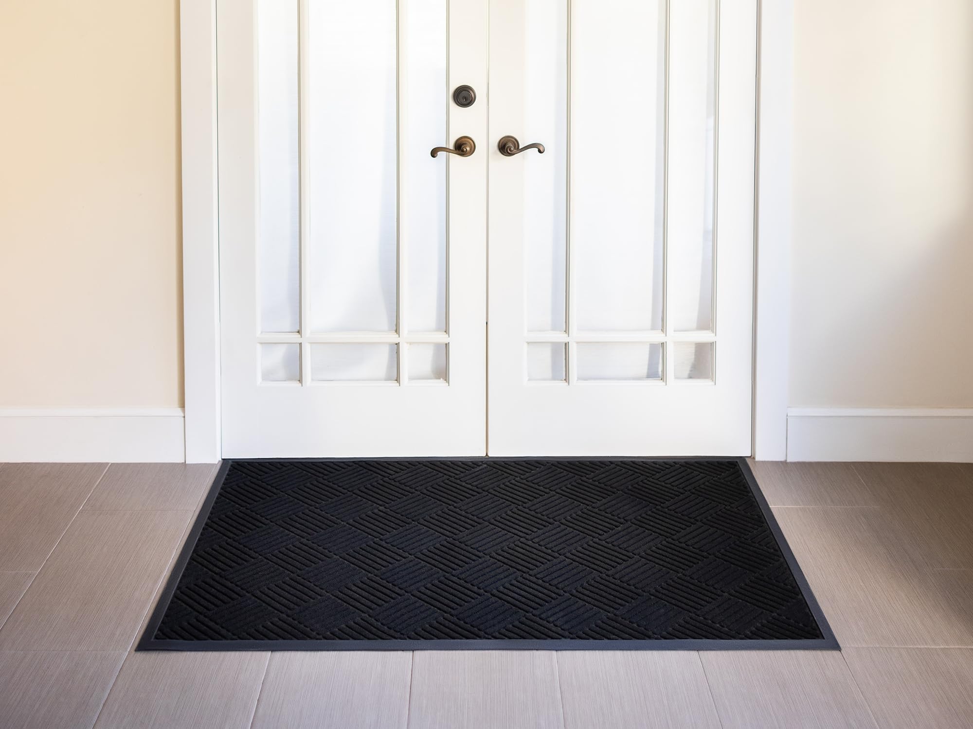 Doormats Black Door Mat 3x5 Rug Front Door Mat