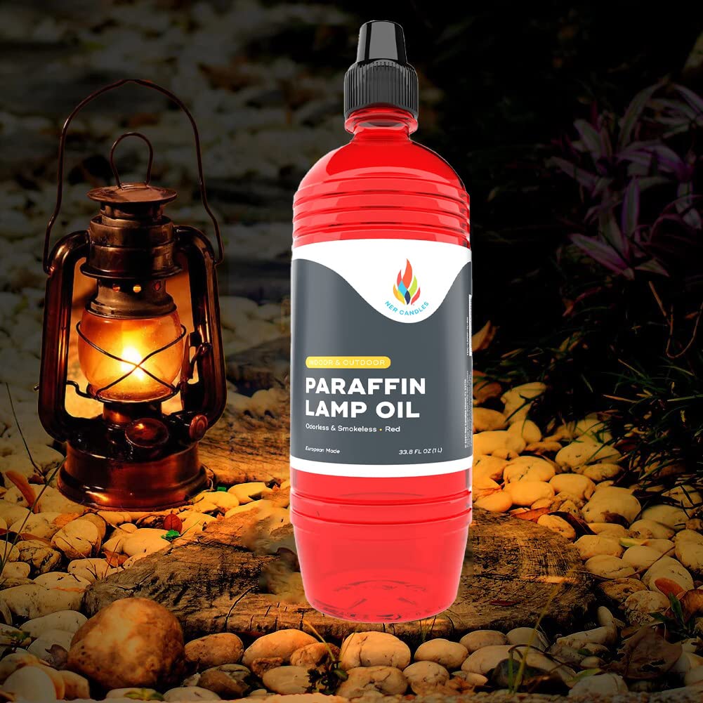Liquid Paraffin Lamp Oil - 1 Liter 99% SMOKELESS & ODORLESS