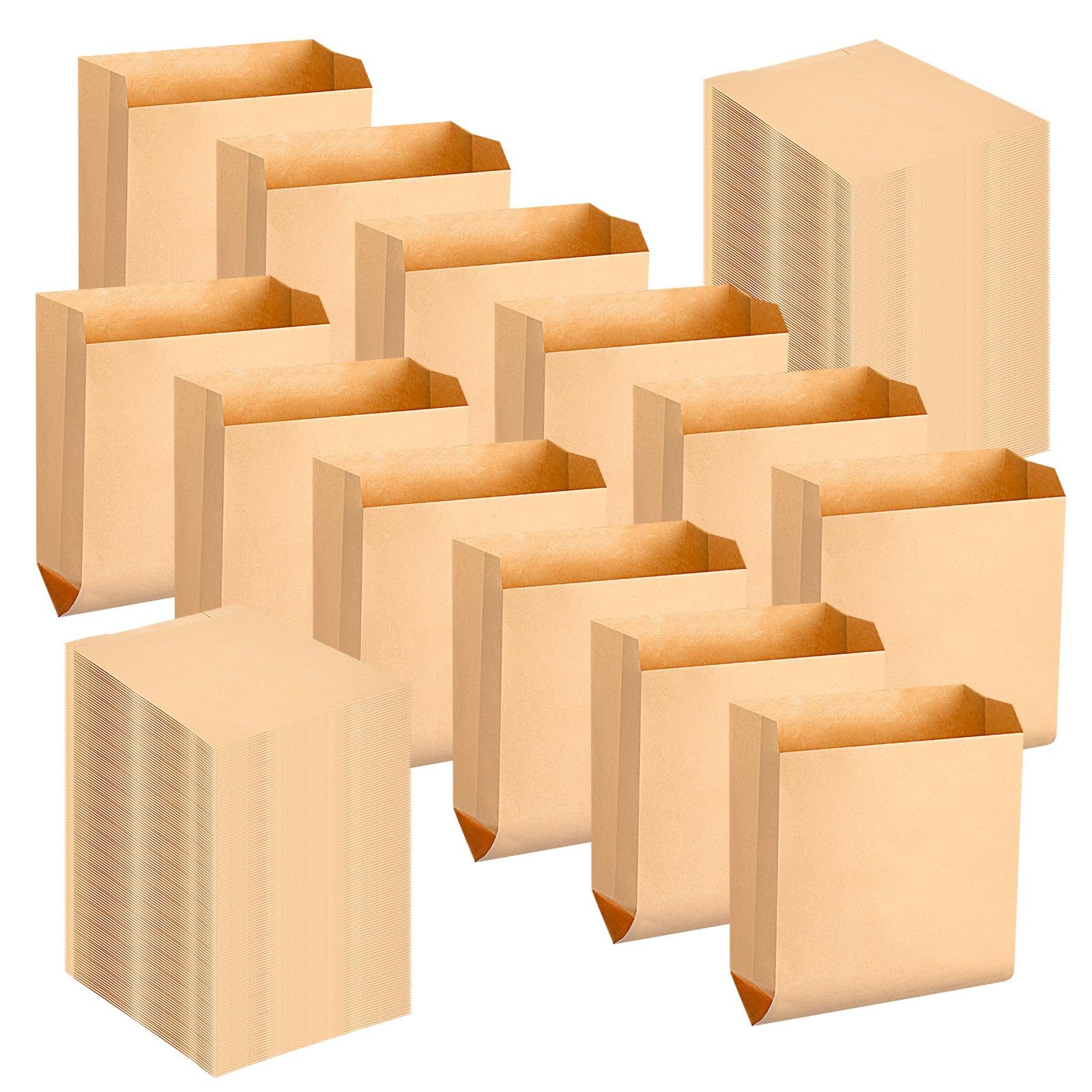 Kraft Feminine Hygiene Liner Bag, 7.5 x 10" Waste Receptacle Paper Liners (50/100/200/300 Pcs)