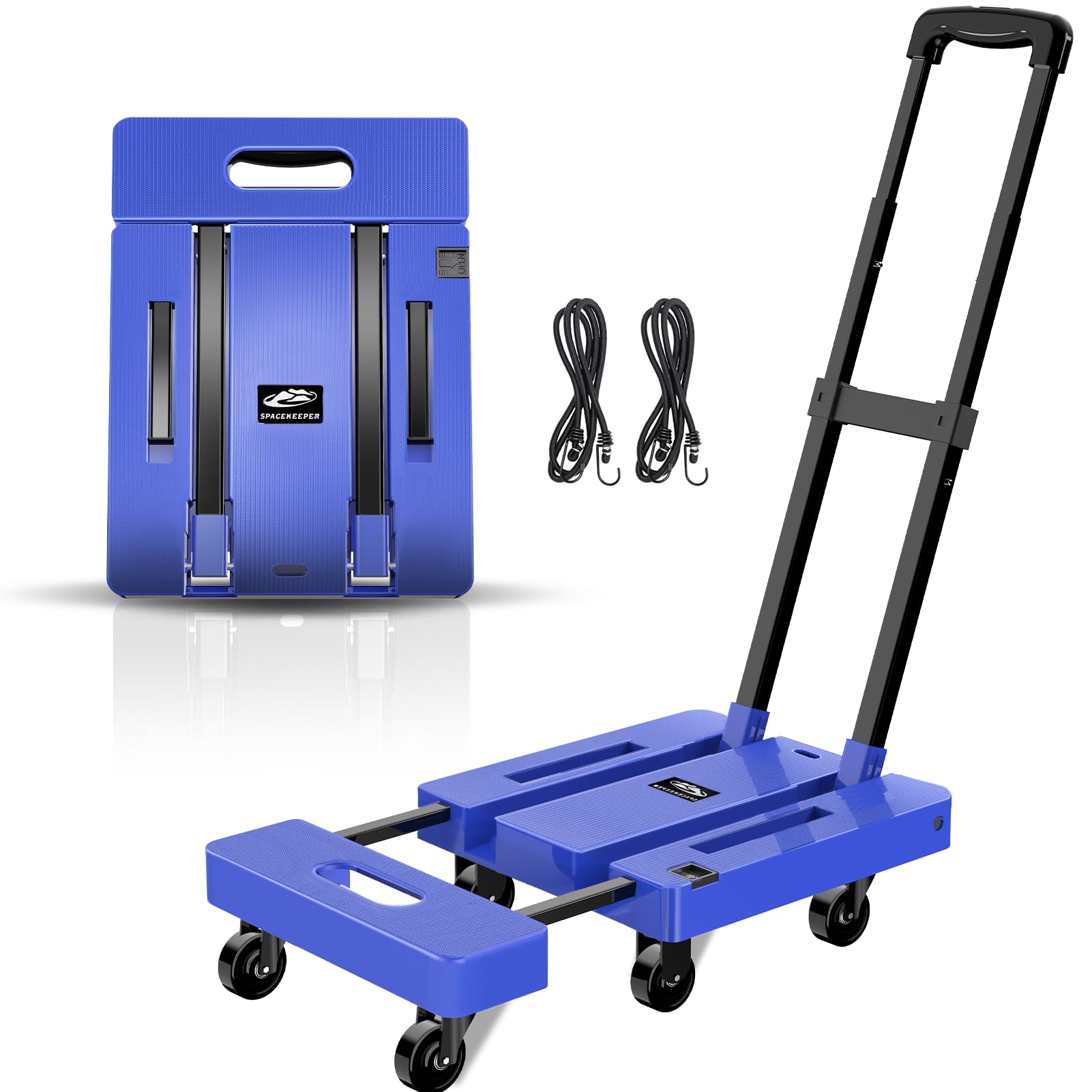Folding Hand Truck, 500 LB Heavy Duty Luggage Cart