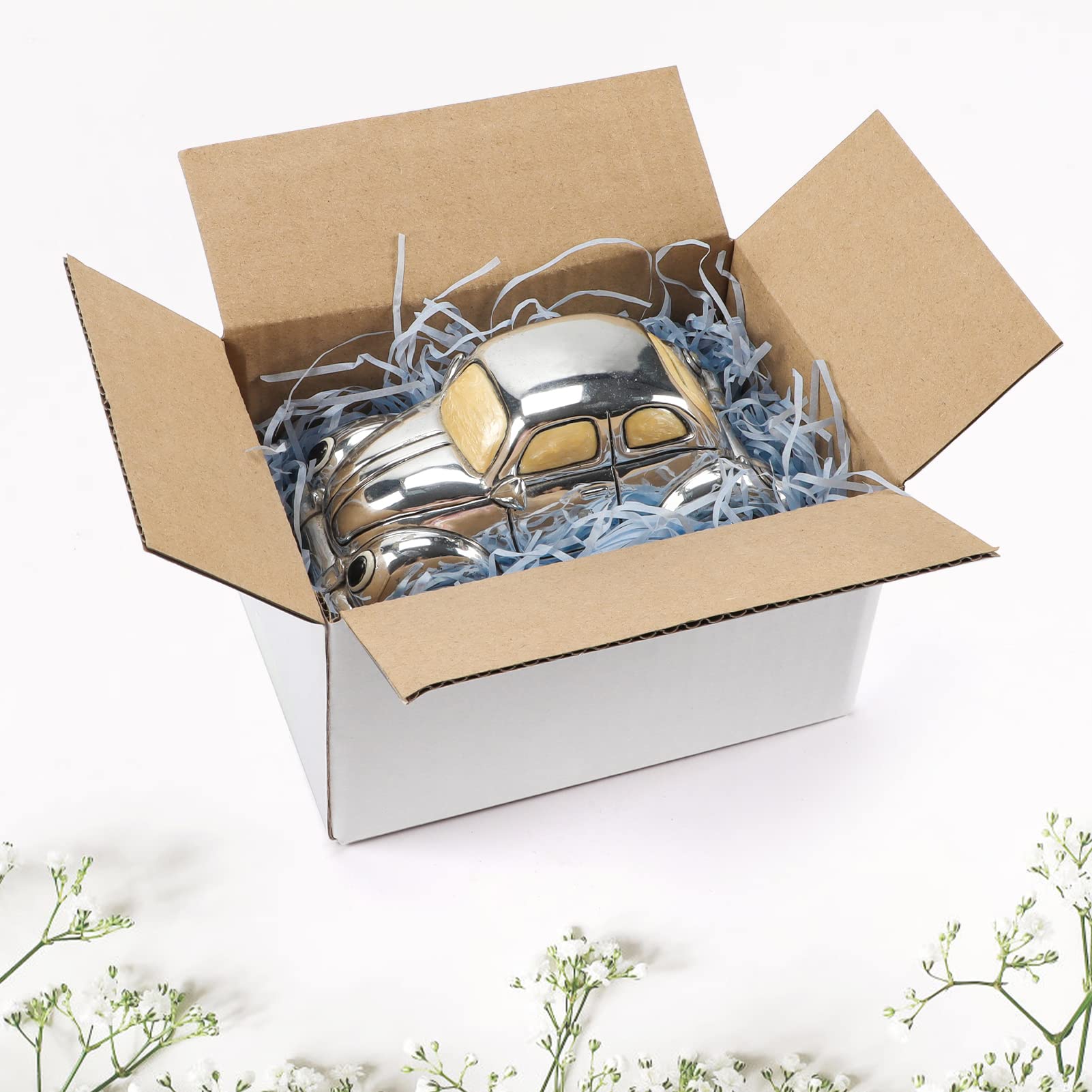 White Corrugated Cardboard Box (Set of 25)