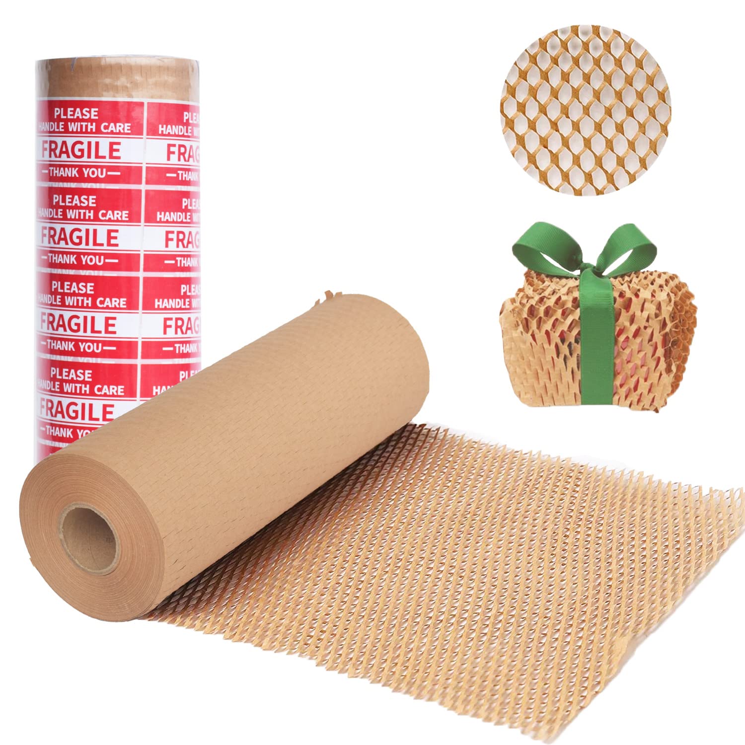 Packing Paper Wrap 12"x200' Recycled Cushioning Wrapping Roll Eco Friendly