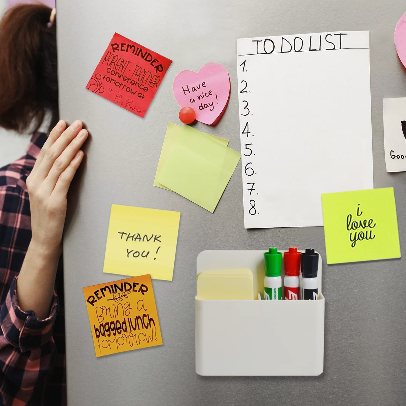 [1 CT] Magnetic Dry-Erase Marker Holder
