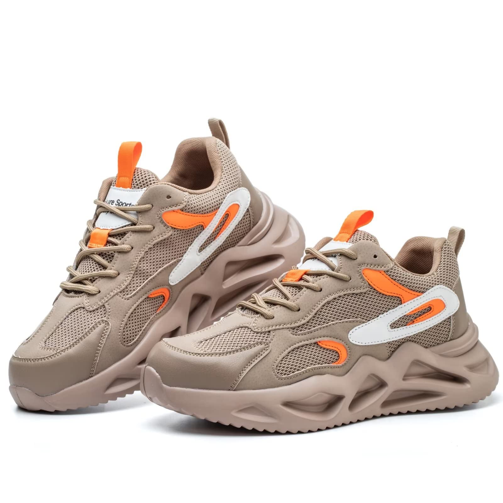 [1 Pair] Steel Toe Shoes, Work Safety Lightweight Slip Resistant