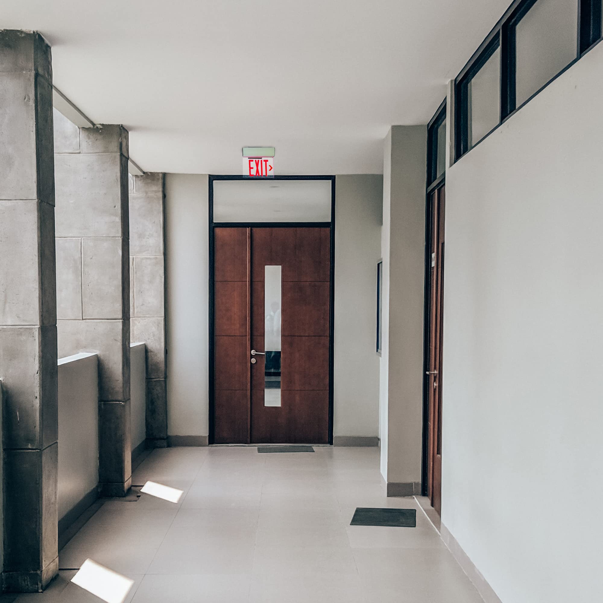 Led Exit Sign, Emergency Light up Exit Sign - 1, 2 Pack