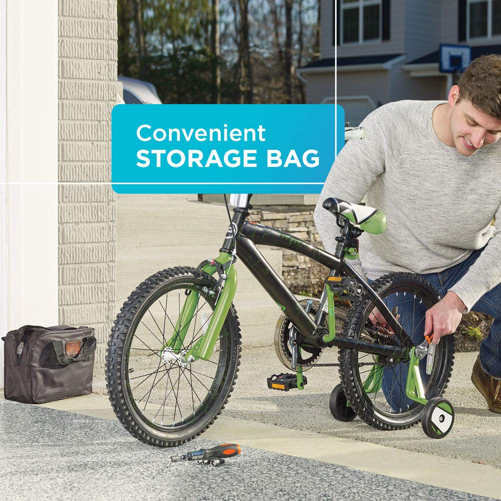 BLACK+DECKER Home Tool Kit with 20V MAX Drill/Driver, 83-Piece (BDPK70284C1AEV), BDPK70284C1AEV