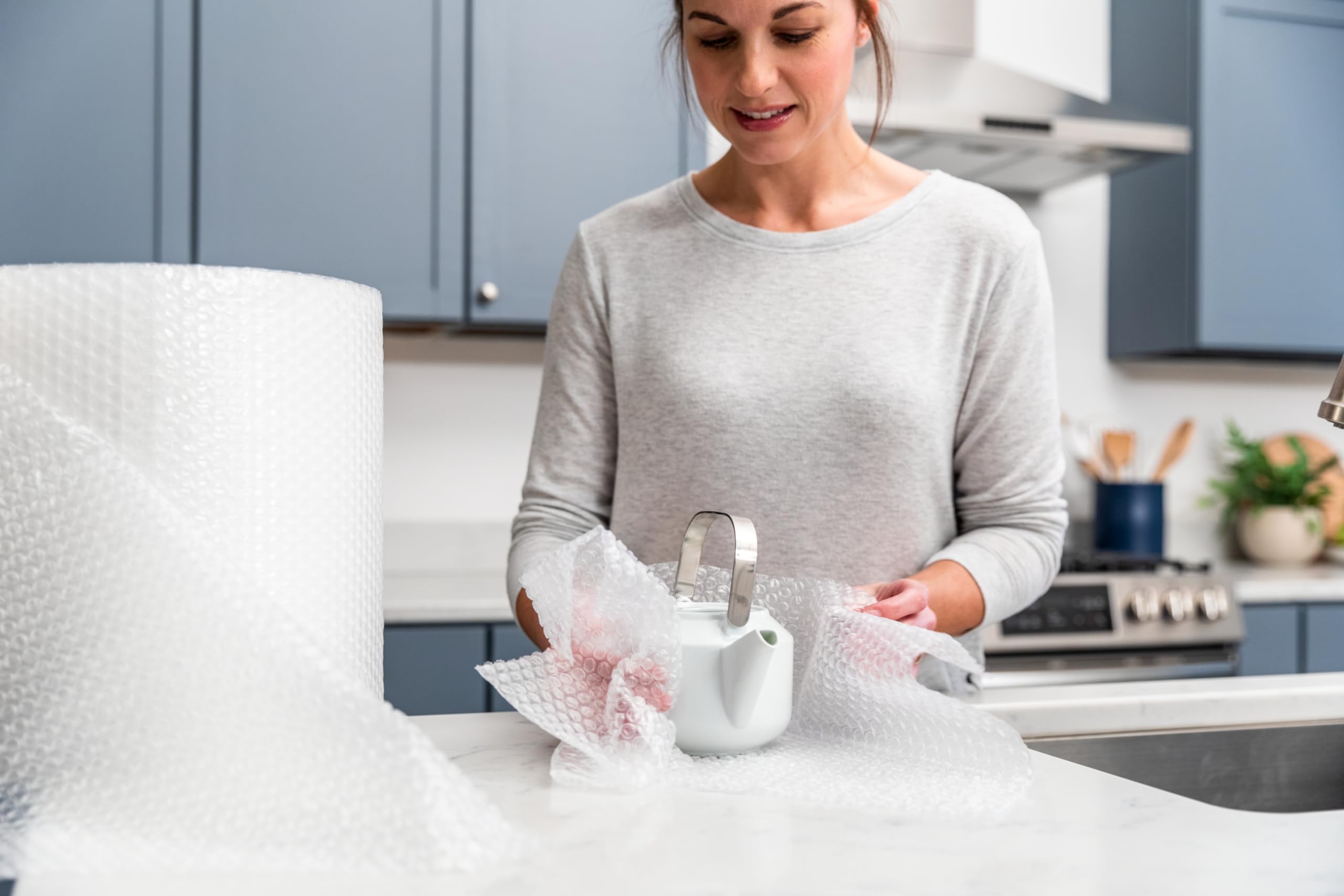 12" Small Bubble Cushioning Wrap - 1 Pack / 4 Pack Bubble Packing Wrap for Extra Protection Packaging Boxes & Mailer