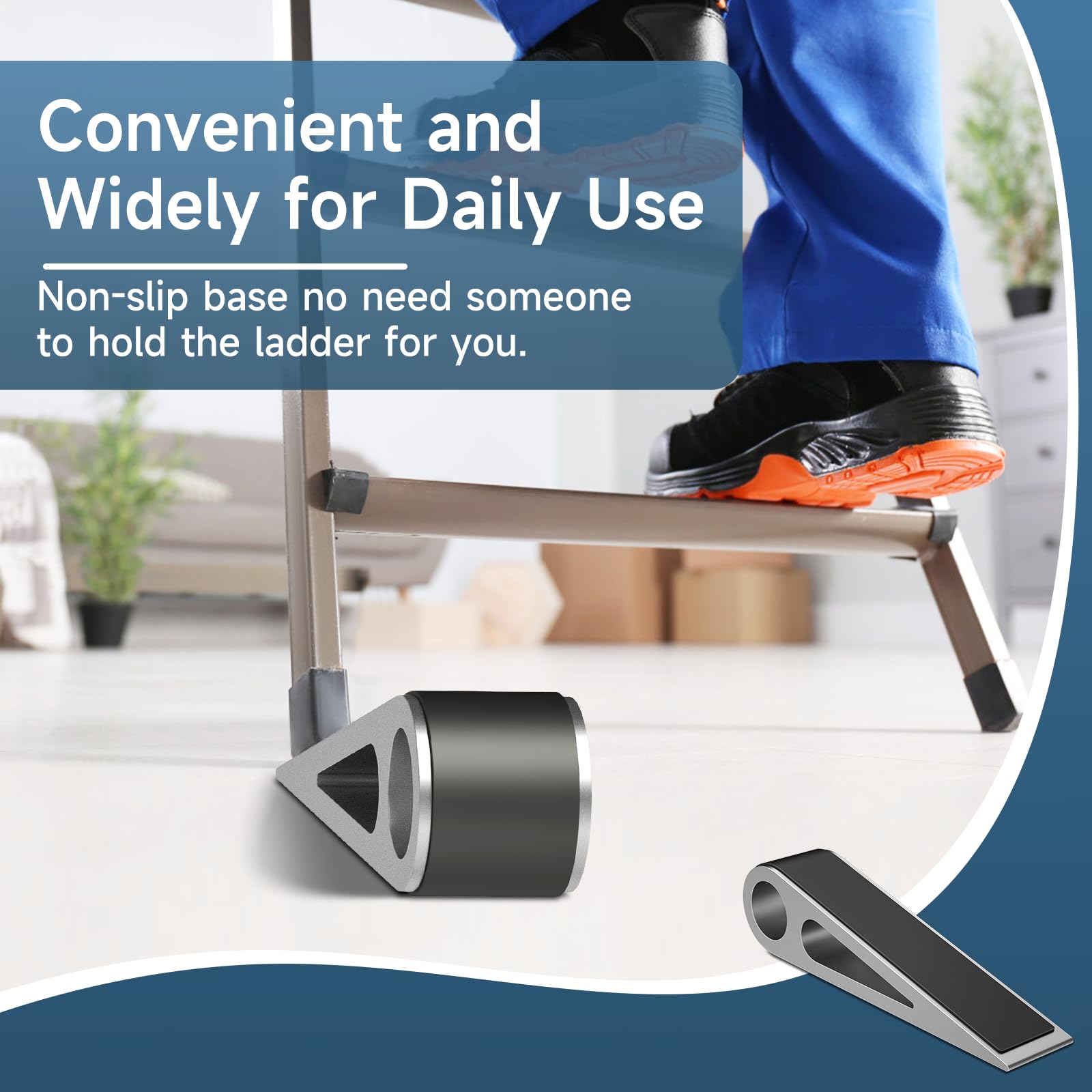 Door Stopper, Heavy Duty Door Wedge Holder Blocker for Bottom