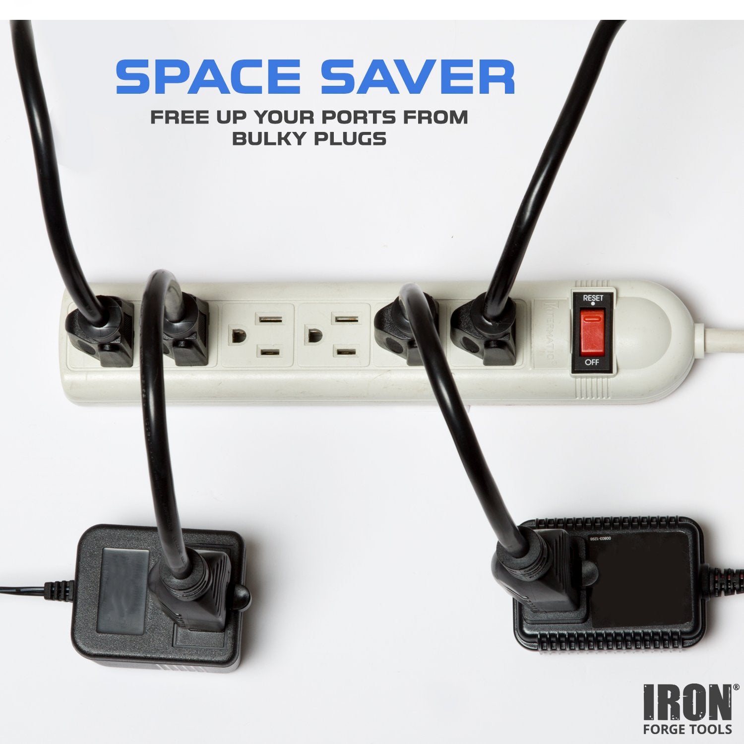 Weatherproof Outdoor Extension Cord, 16/3 SJTW Heavy Duty Black Extension Cord 3 Prong, 13 Amp Exterior Power Cable