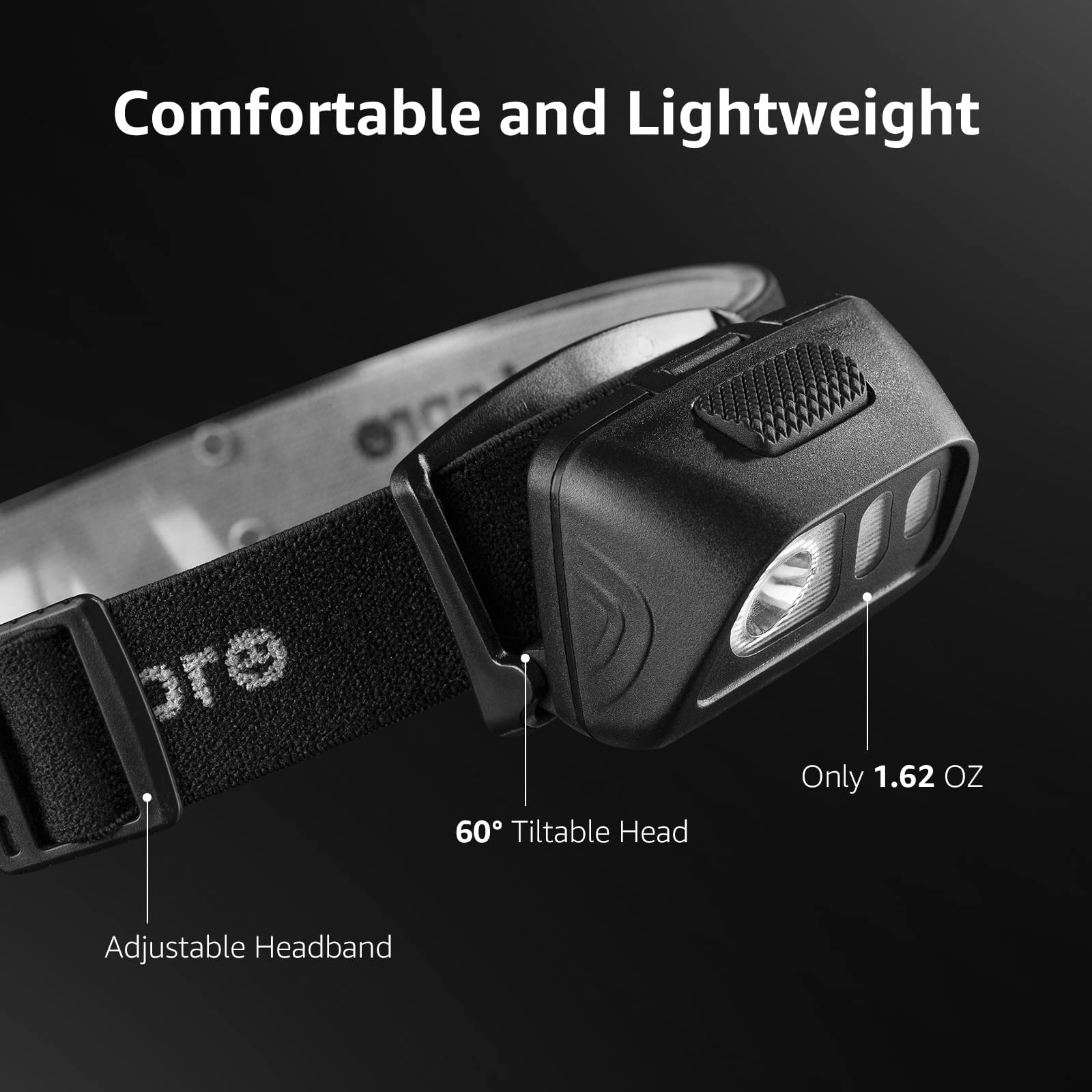 [1 / 2 Packs] LED Headlamp Flashlights, 1500Lux Head Lamp with 6 Lighting Modes