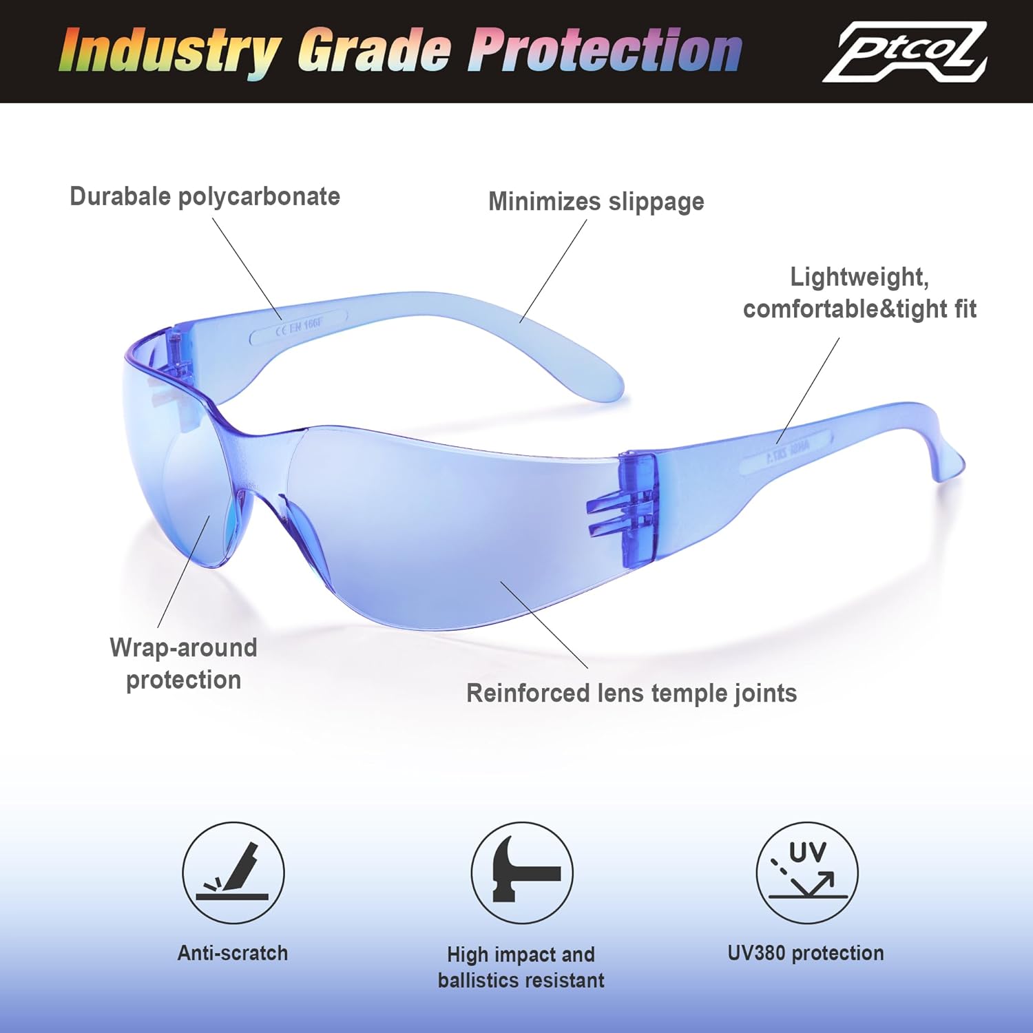 [28 PCS] Safety Glasses (Bulk Pack of 24+4) with ANSI Z87.1 Certified