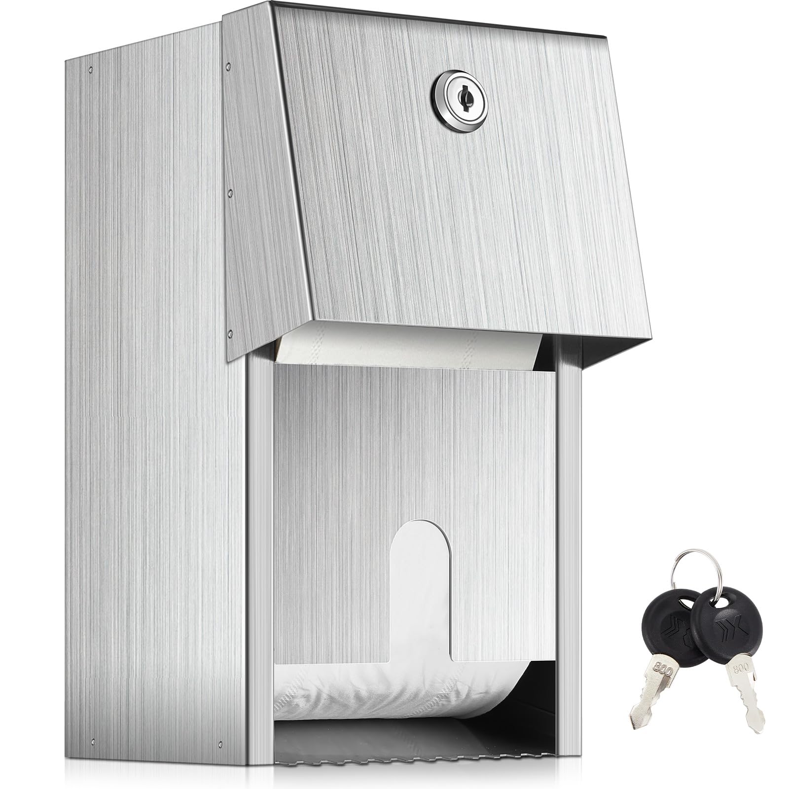 Dual Rolls Commercial Toilet Paper Dispenser Toilet Paper Container