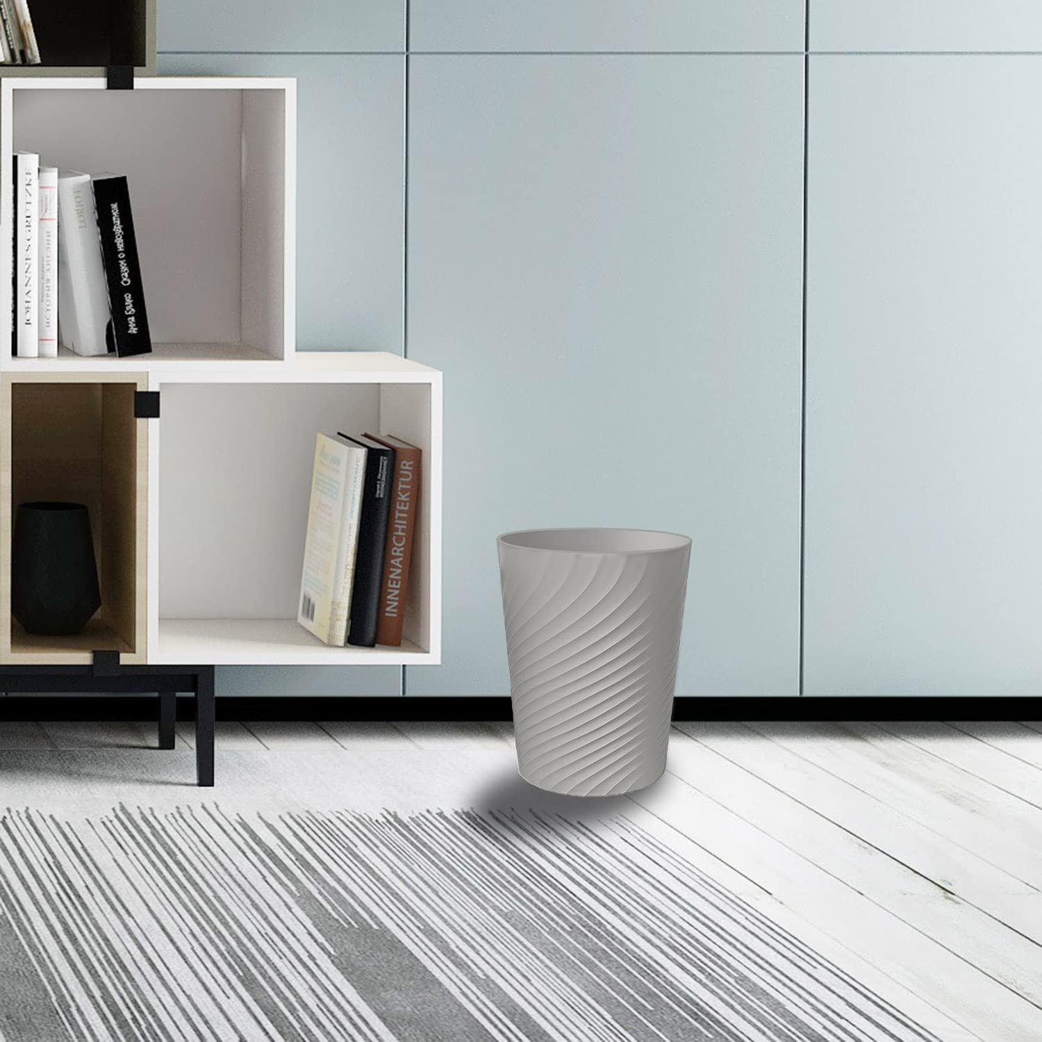 1.8 Gallon Small Trash Can Wastebasket Recycling Bin Slim Profile