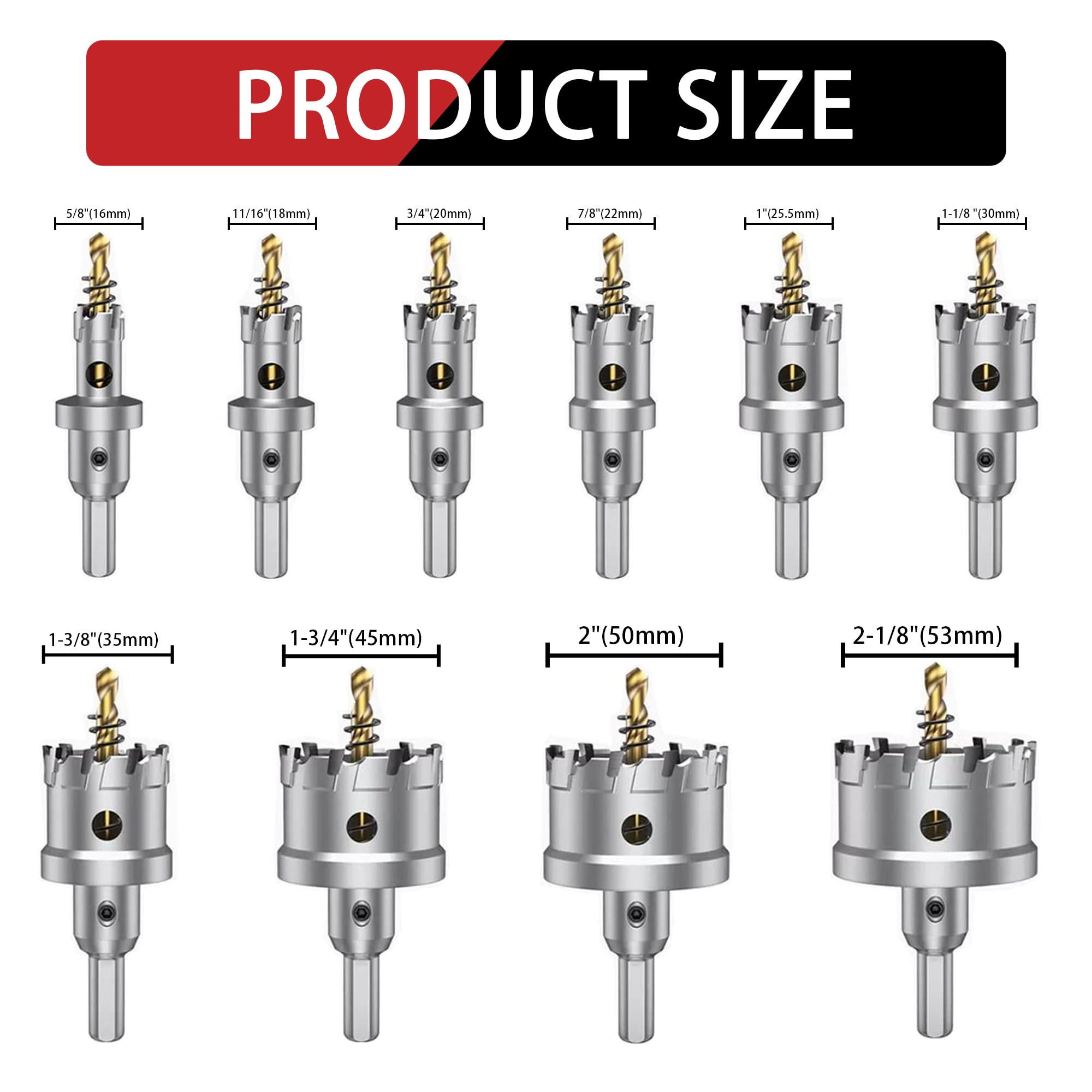 16Pcs / 26Pcs Hole Saw Kit