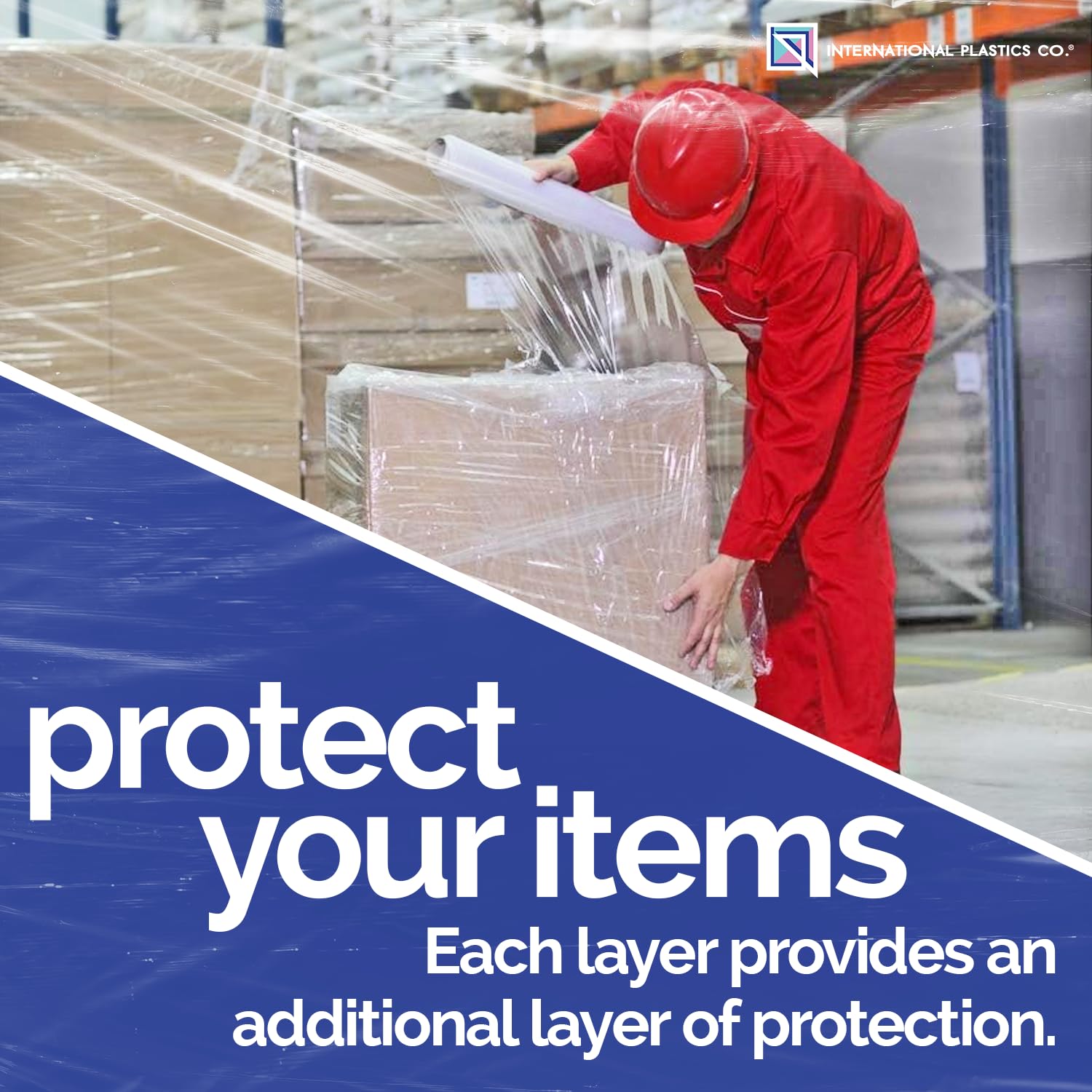 18" Stretch Film/Wrap 1500 feet 7 Layers 80 Gauge Industrial Strength 800% Stretch 20 Microns