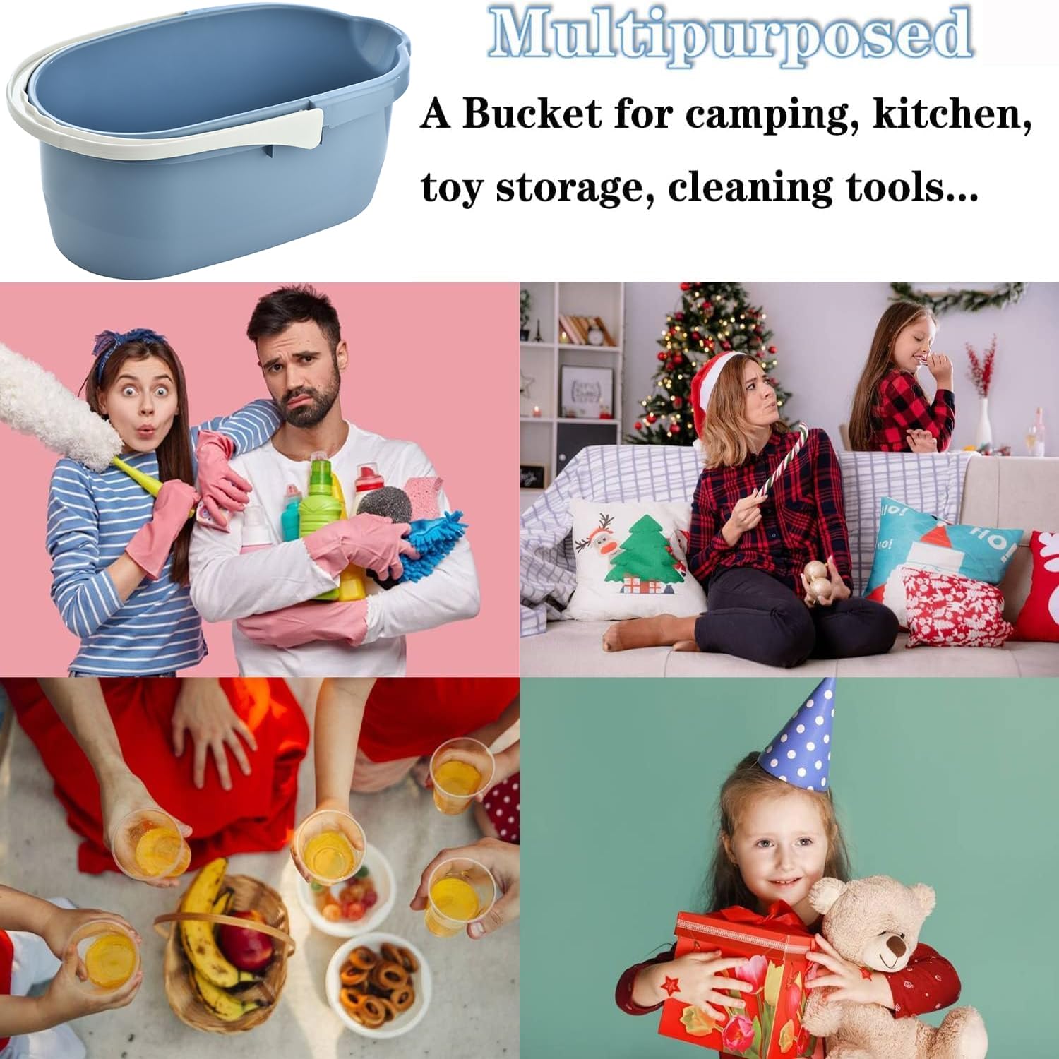 4.5 Gallon Cleaning Bucket 17.1L