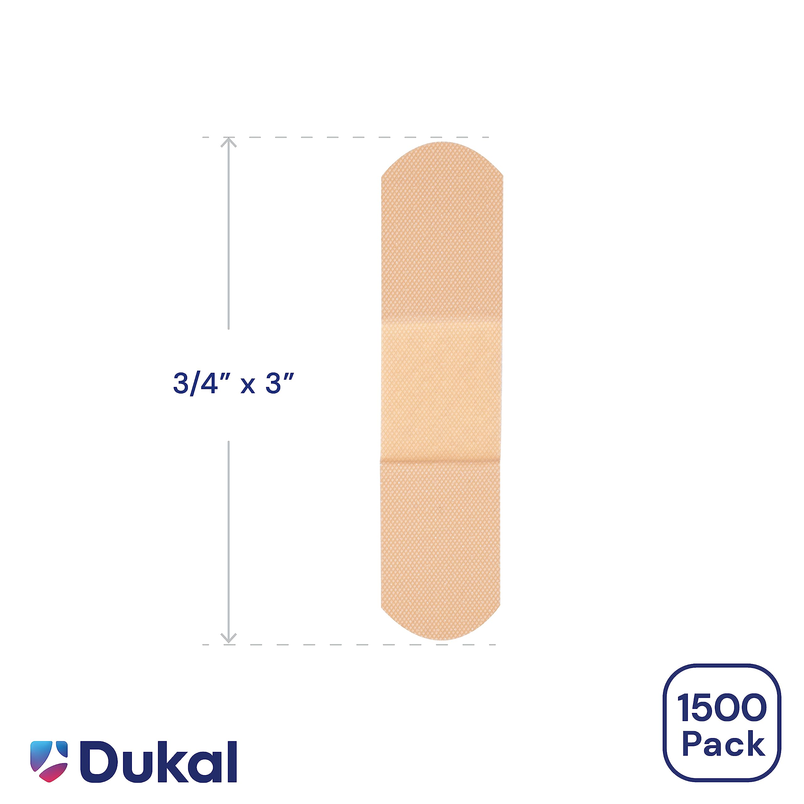 Adhesive Bandages, Sheer Strips, 3/4" x 3" | Bulk Case of 1500