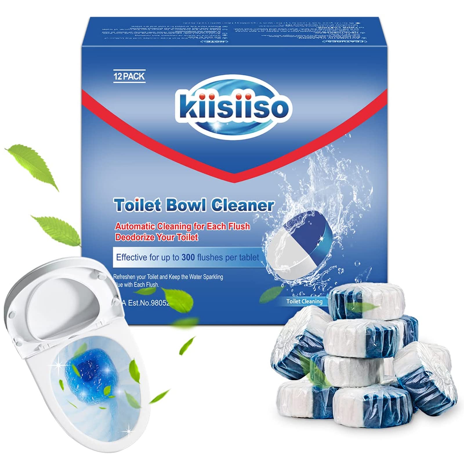[12/26/40 PACK] KIISIISO Toilet Bowl Cleaners