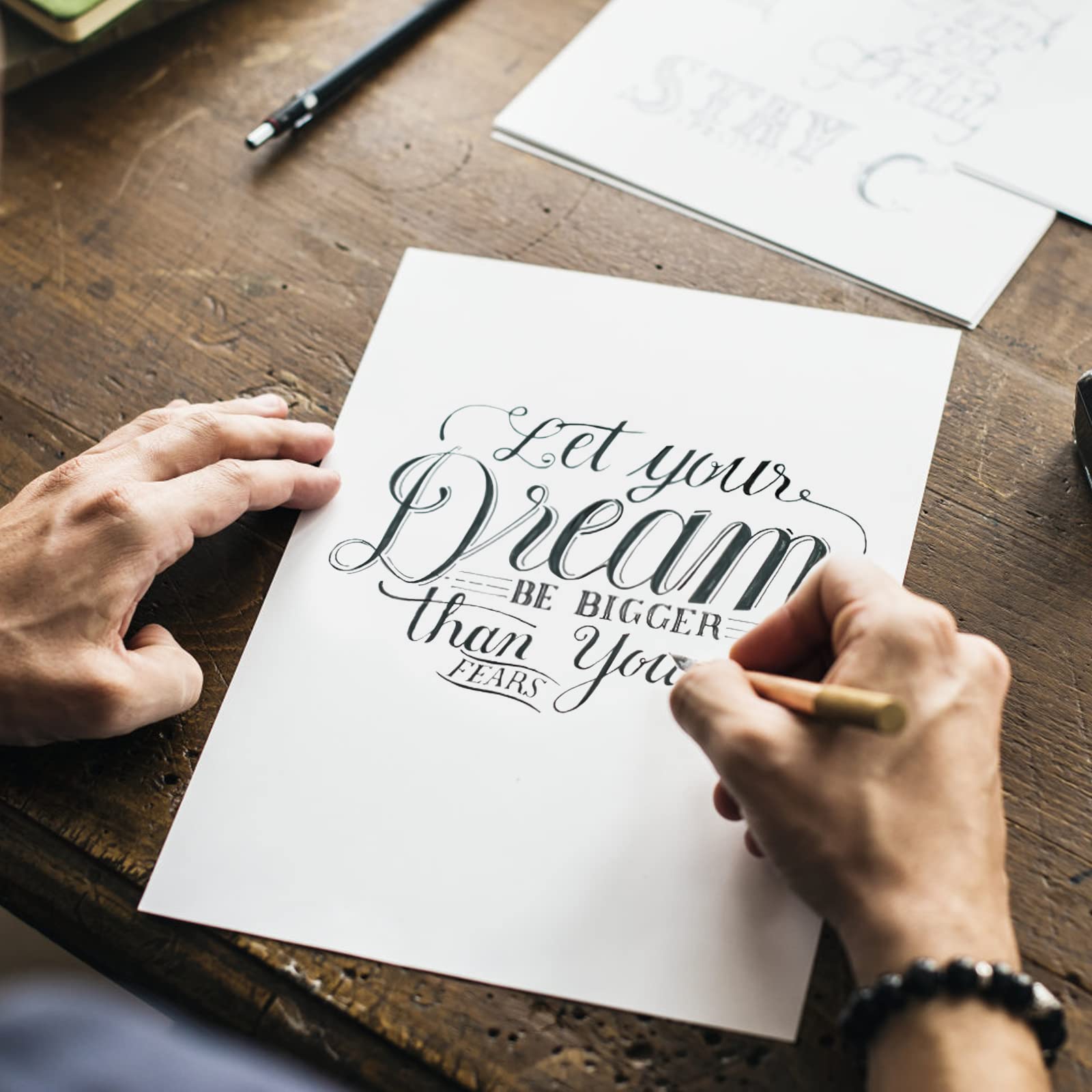 200 Sheets Printer Paper 32 lb/120 gsm Stationery Paper, Laser & Inkjet Printer Compatible (Black/Ivory/White)