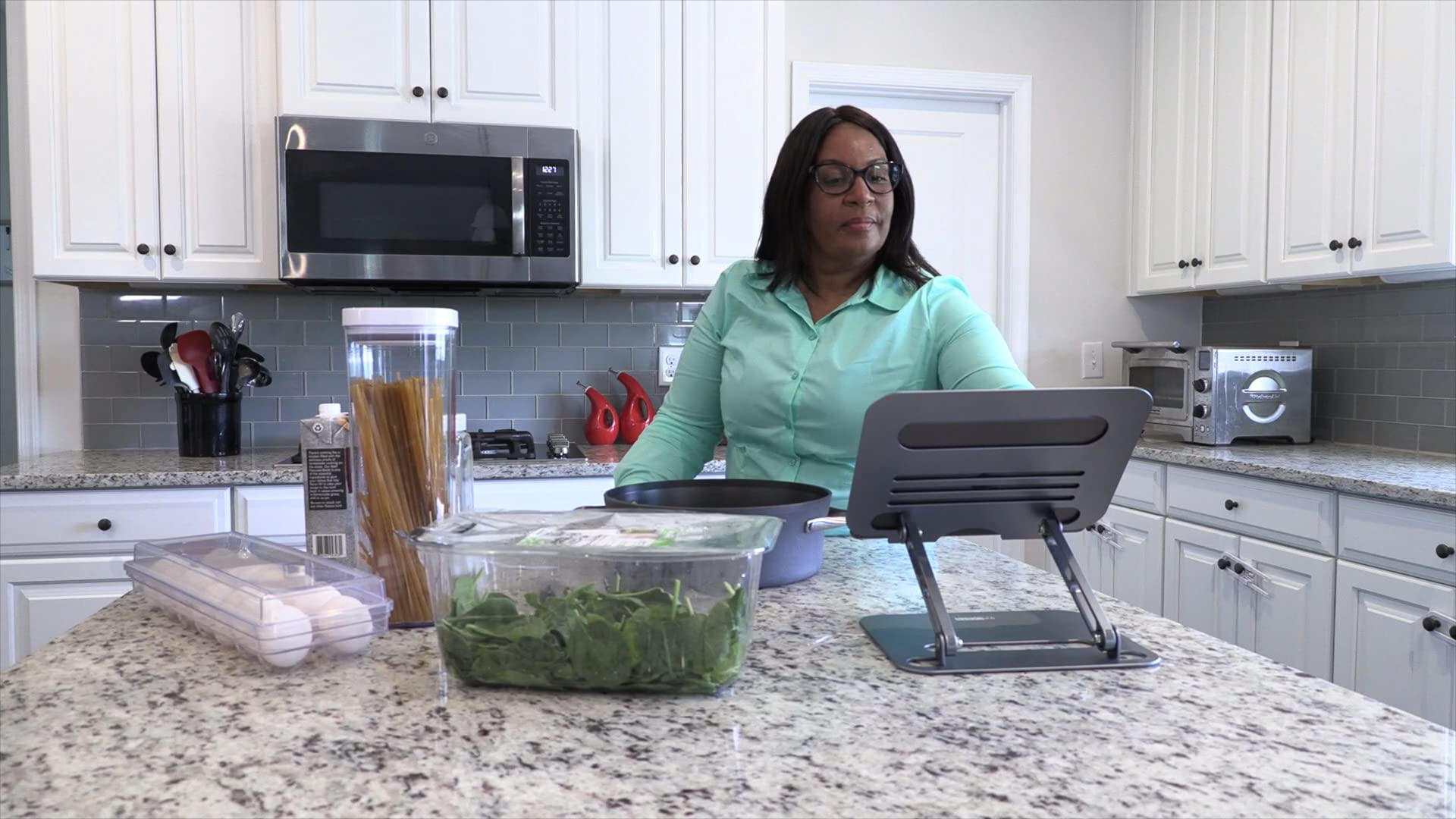 [1 PC] Swivel Laptop Stand for Desk, Adjustable-Raise, Tilt, Collapsible