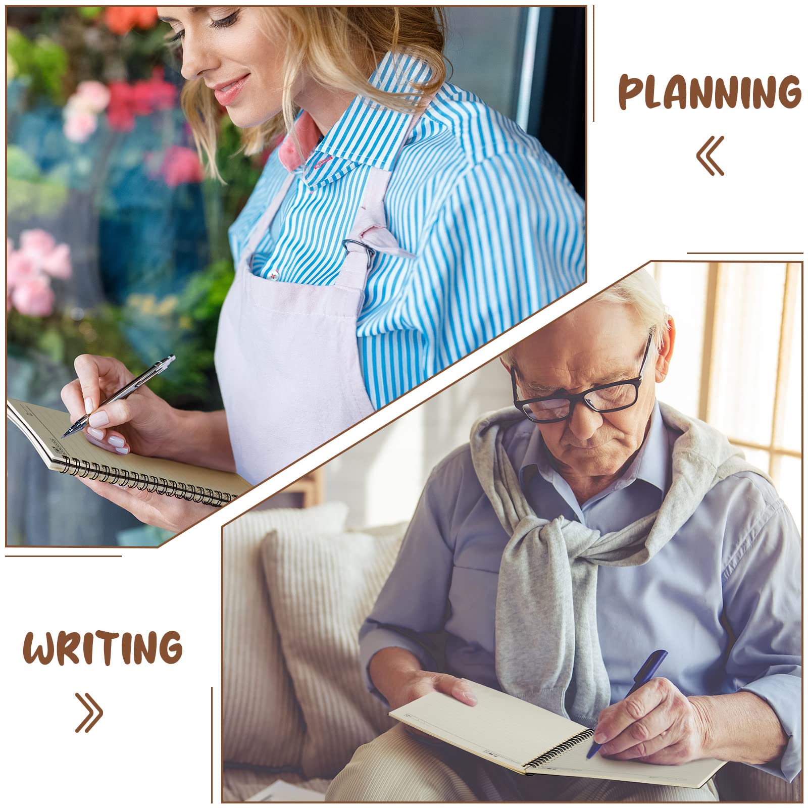 20 Pack A5 Spiral Notebook Ruled Spiral Bulk 5.5 x 8.3 Inches, 50 Sheets 100 Pages