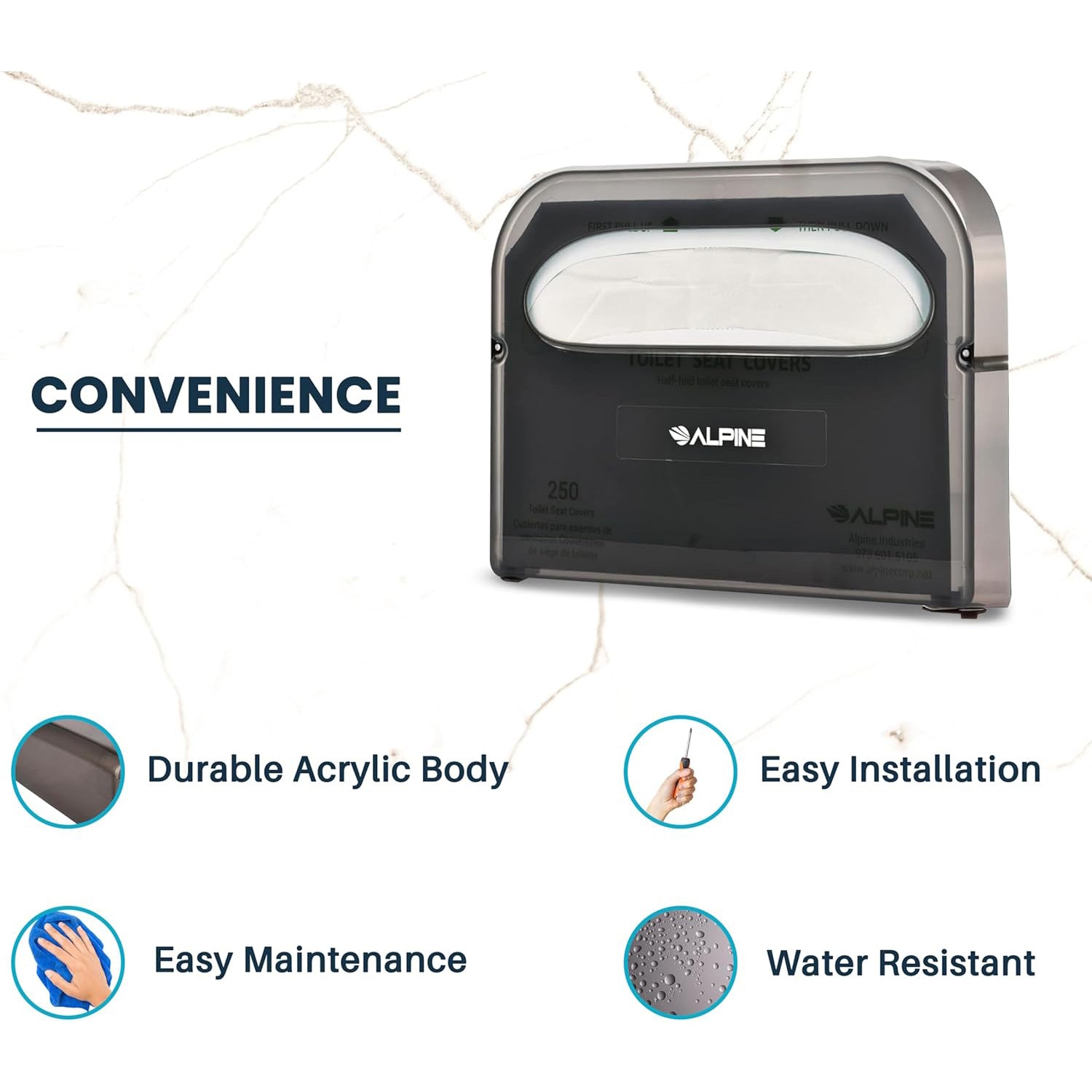 Wall Mount Toilet Seat Cover Dispenser