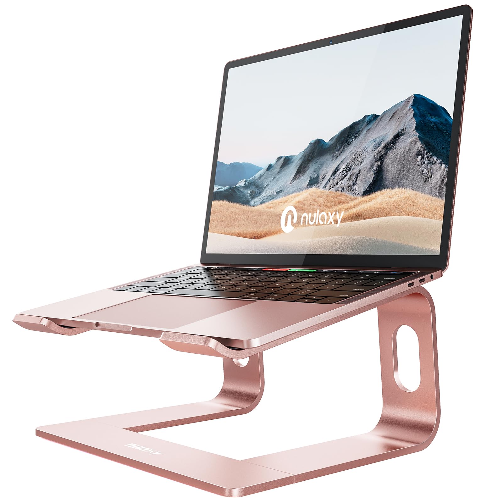 [1 PC] Detachable Ergonomic Laptop Mount Computer Stand for Desk, All 10-16" Laptops