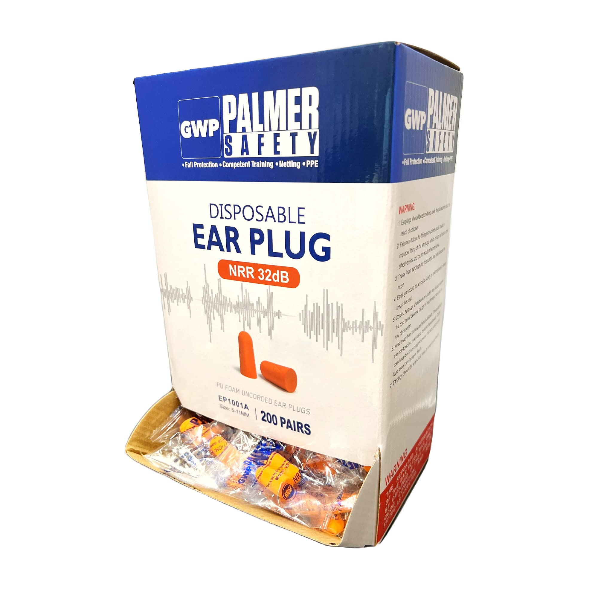 [200 Pairs] 32dB Noise Cancelling Soft Disposable Ear Plugs