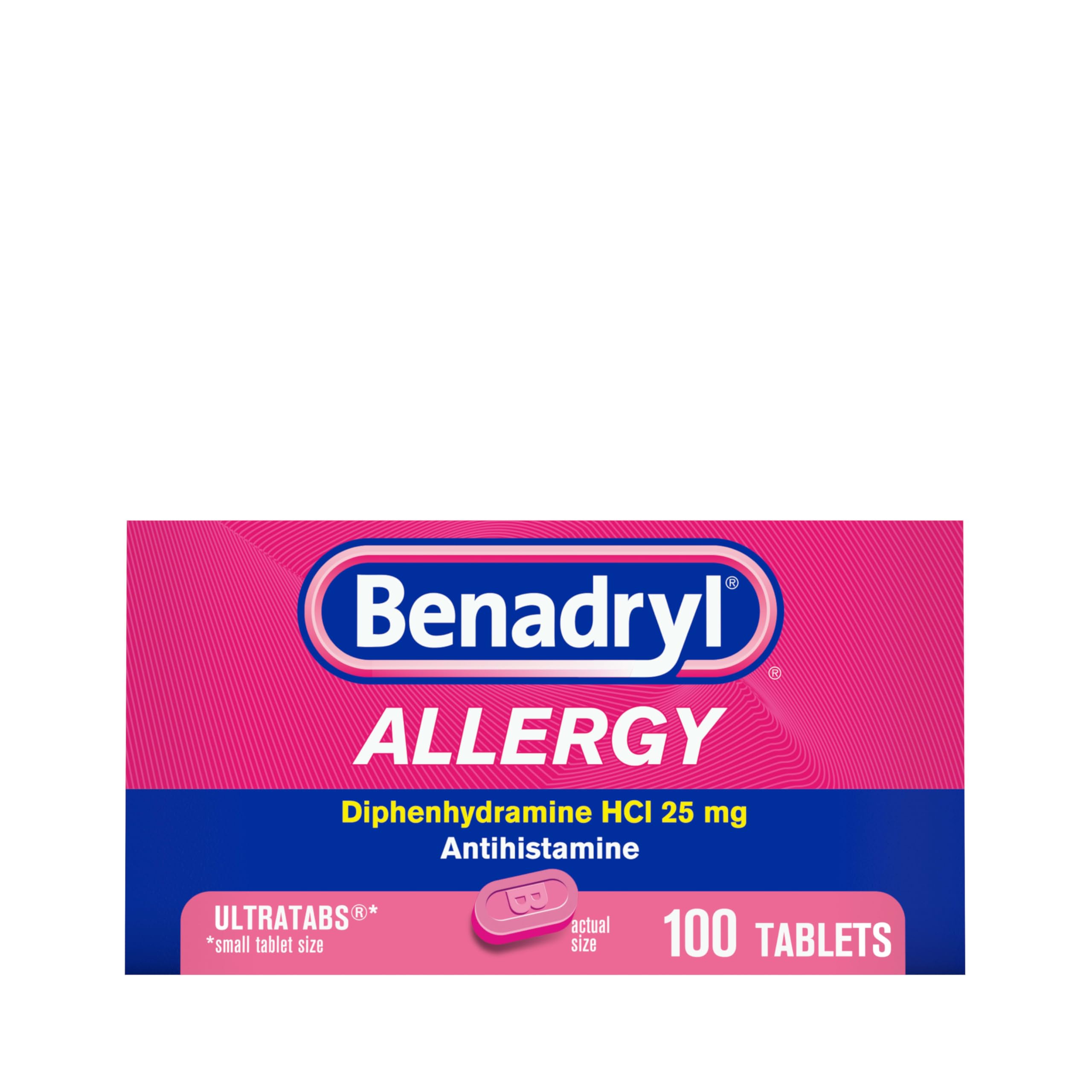 Benadryl Ultratabs Go Packs, Antihistamine Allergy Medicine Tablets