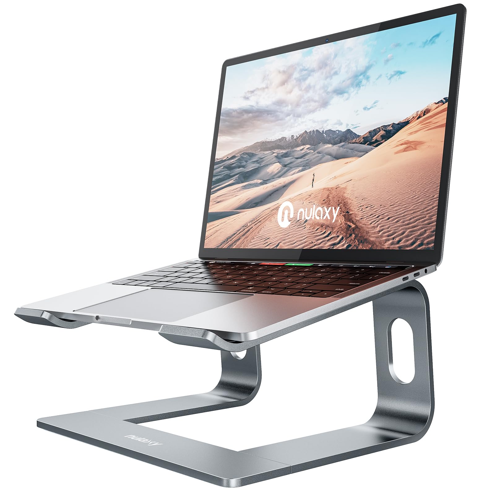 [1 PC] Detachable Ergonomic Laptop Mount Computer Stand for Desk, All 10-16" Laptops