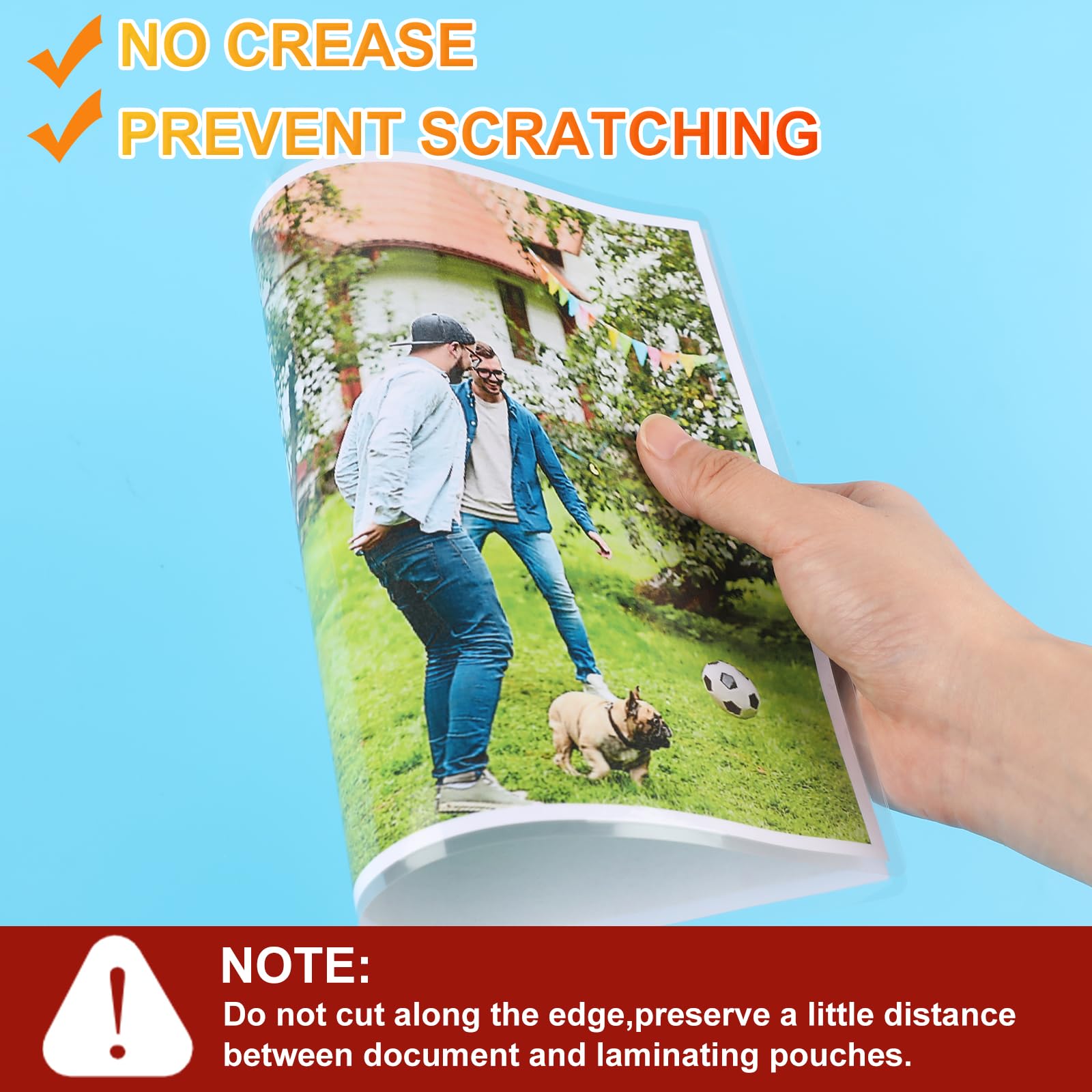 [150/300/500 Pack] Thermal Laminating Pouches, 3 Mil,9 x 11.5 Inches