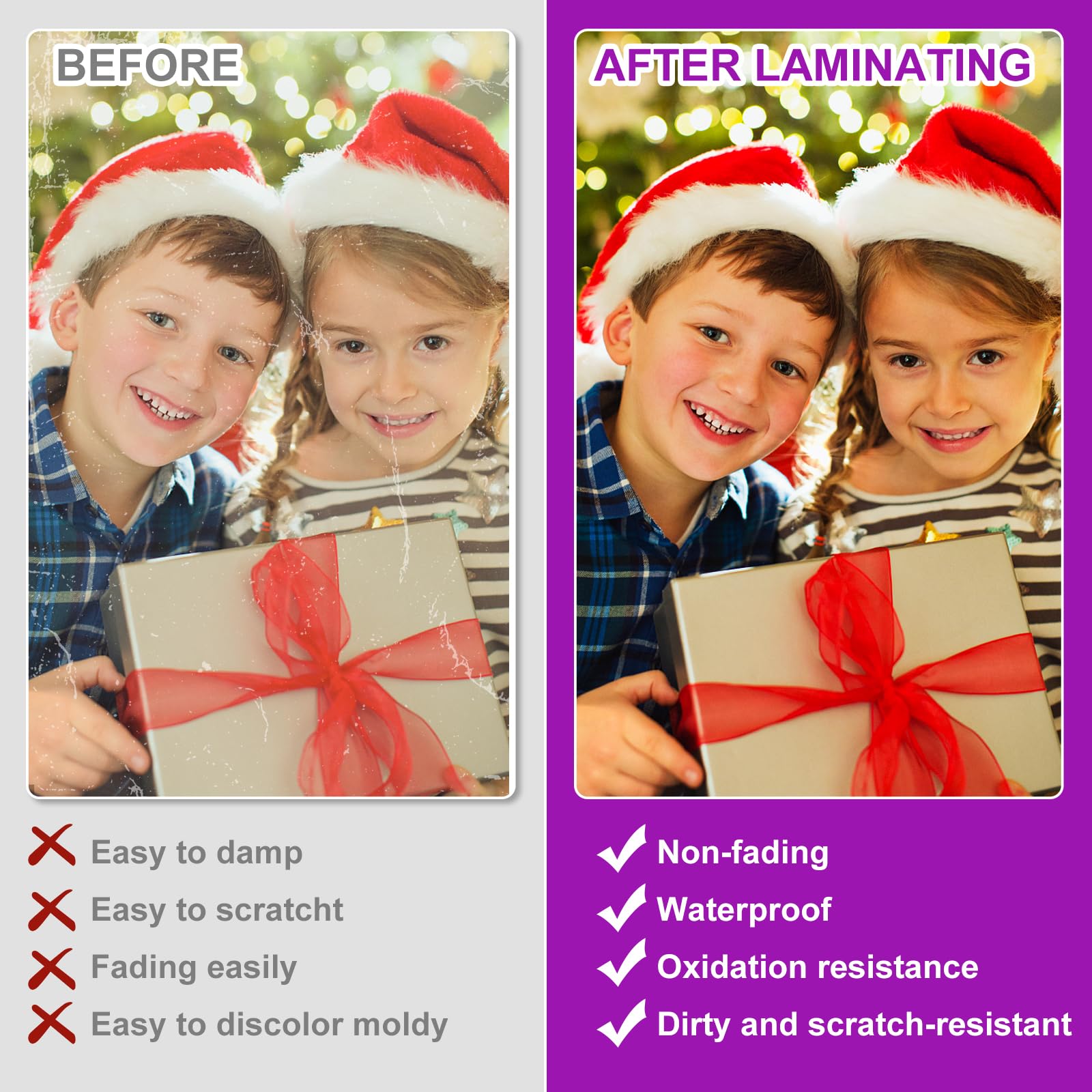 [150/300/500 Pack] Thermal Laminating Pouches, 3 Mil,9 x 11.5 Inches