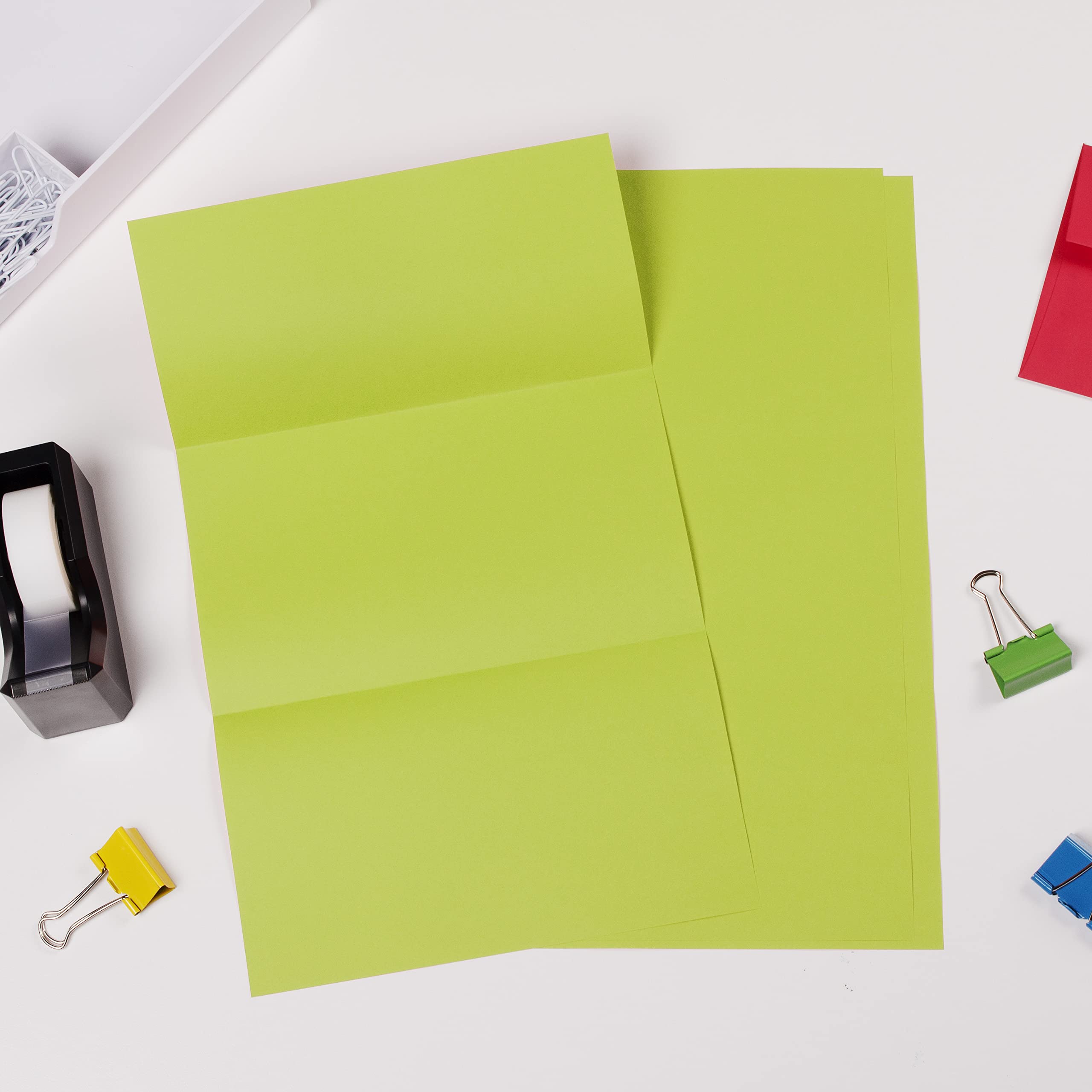 JAM PAPER Legal Colored 24lb Paper - 8.5 x 14 - Recycled - 100 Sheets/Pack