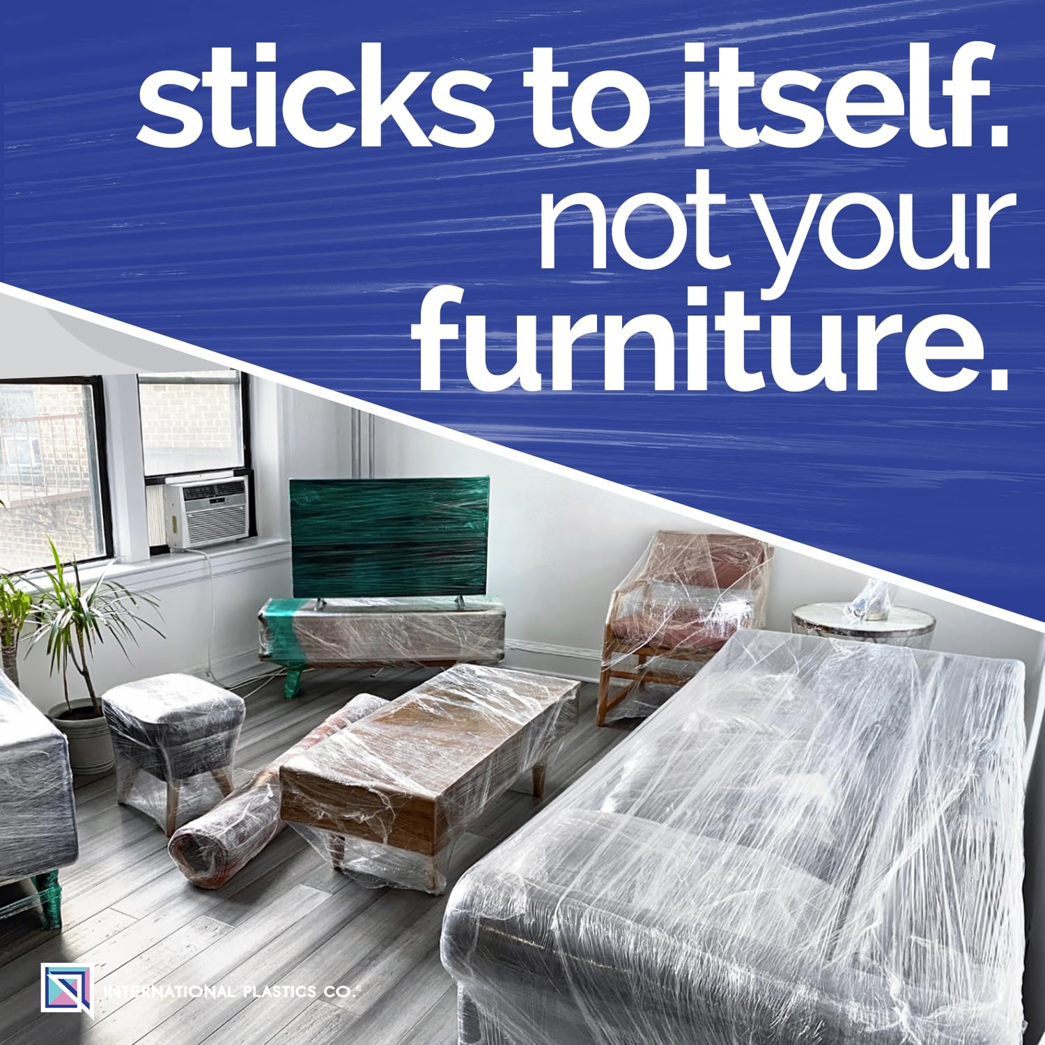 18" Stretch Film/Wrap 1500 feet 7 Layers 80 Gauge Industrial Strength 800% Stretch 20 Microns