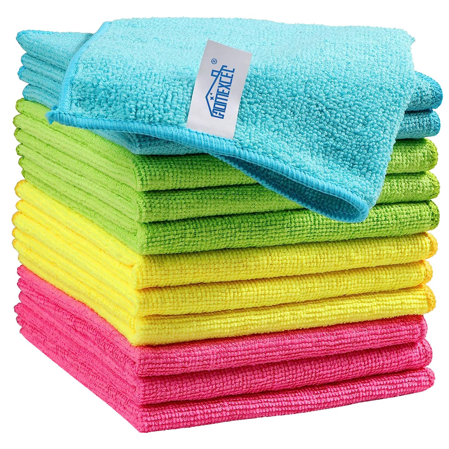 Microfiber Cleaning Cloth, 11.5X11.5 inch, 8/12/35/50/100 Pack