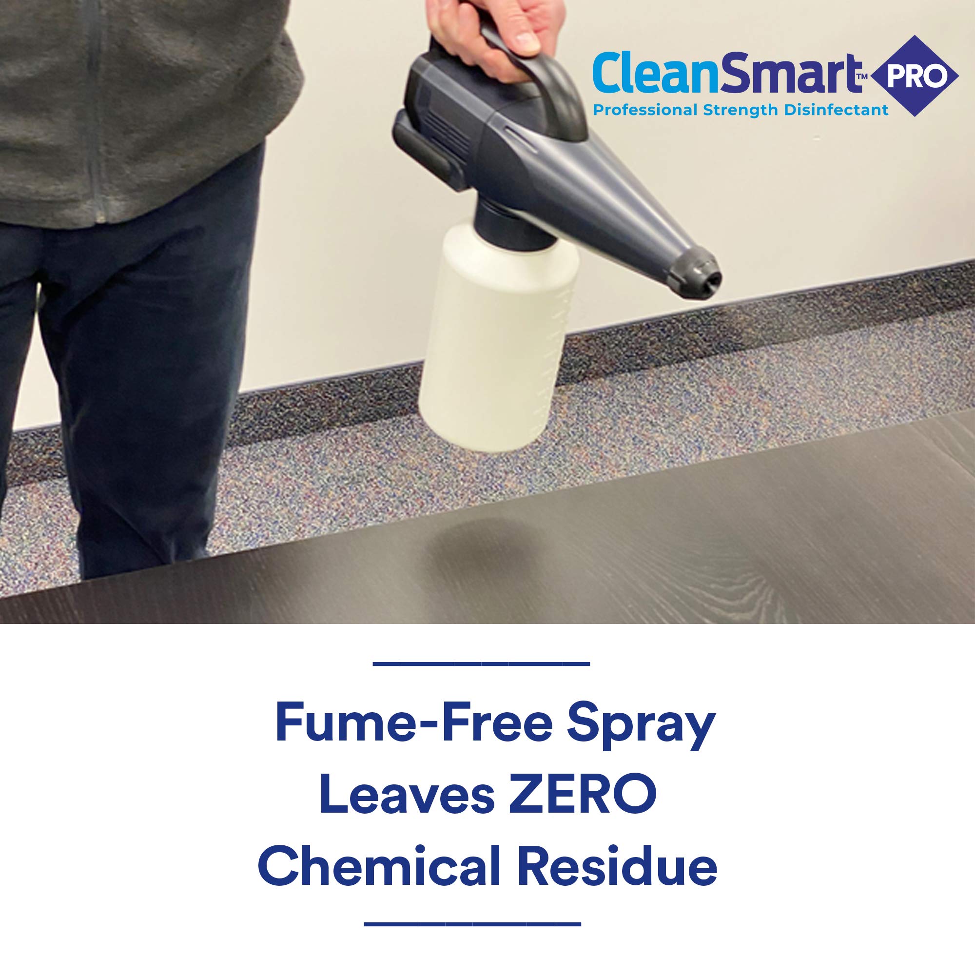 CleanSmart Disinfectant, Kills 99.9% of Viruses and Bacteria, EPA Registered, 1 Gallon (HOCL) - 1 & 4 Pack