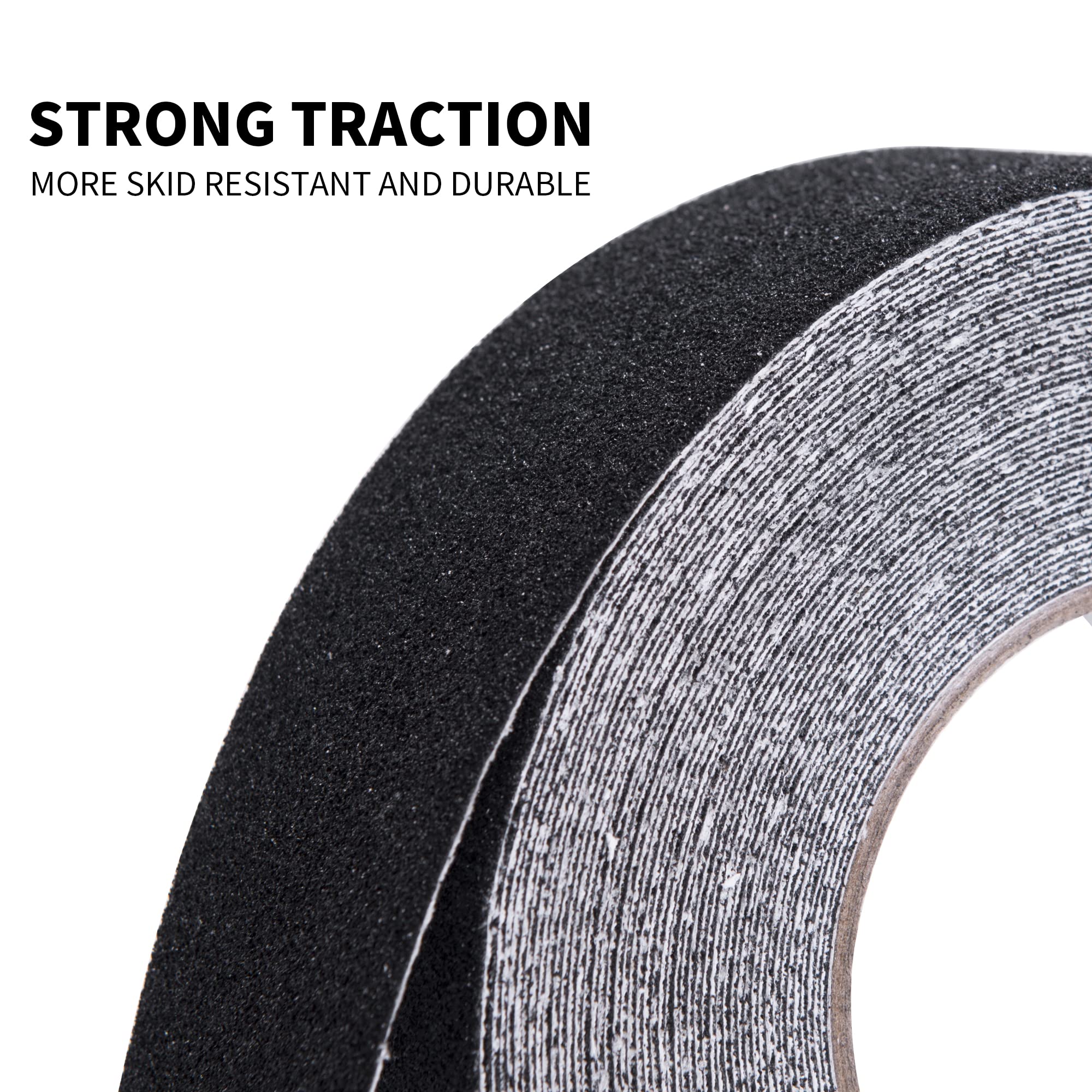 [1 Roll] Anti-Slip Safety Tape for Indoor/Outdoor, Compatible with Plastic, Wood, Ceramic, Glass, Metal