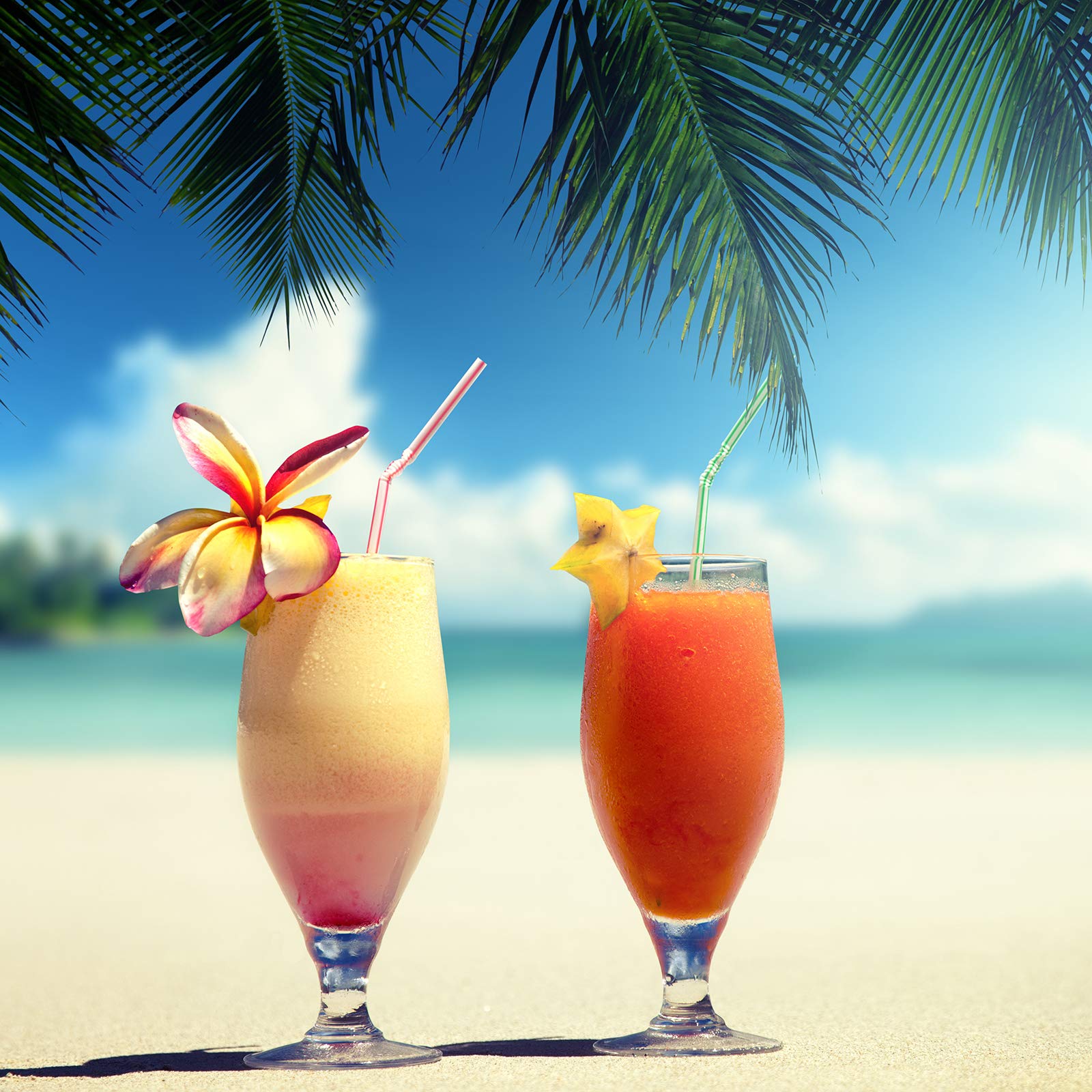 [500 CT] Striped Flexible Individually Wrapped Plastic Disposable Bendy Straws, 7.75" x 0.23"