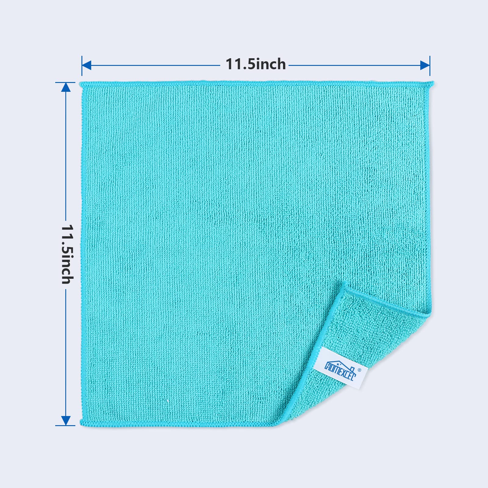 Microfiber Cleaning Cloth, 11.5X11.5 inch, 8/12/35/50/100 Pack