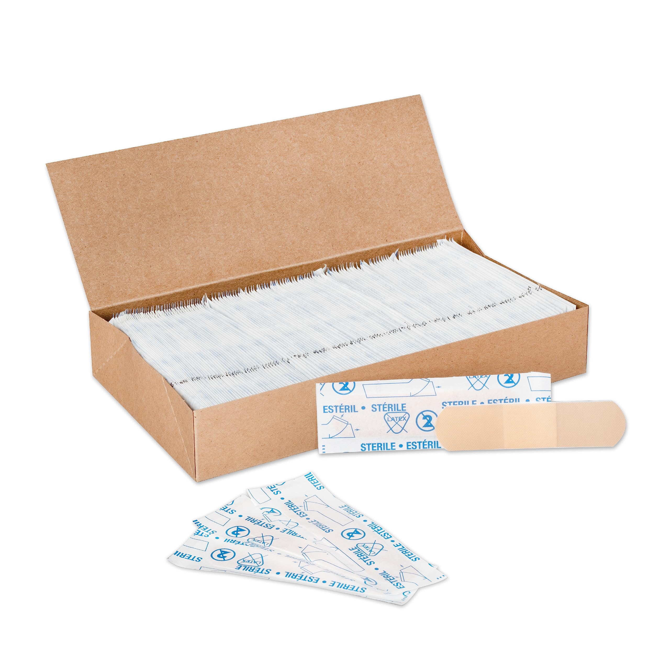 Adhesive Bandages, Sheer Strips, 3/4" x 3" | Bulk Case of 1500