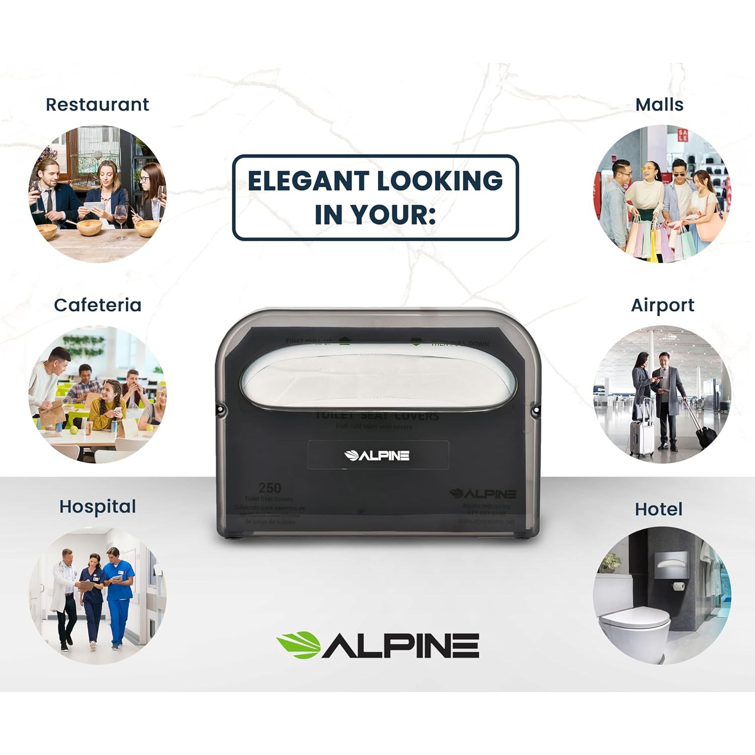 Wall Mount Toilet Seat Cover Dispenser