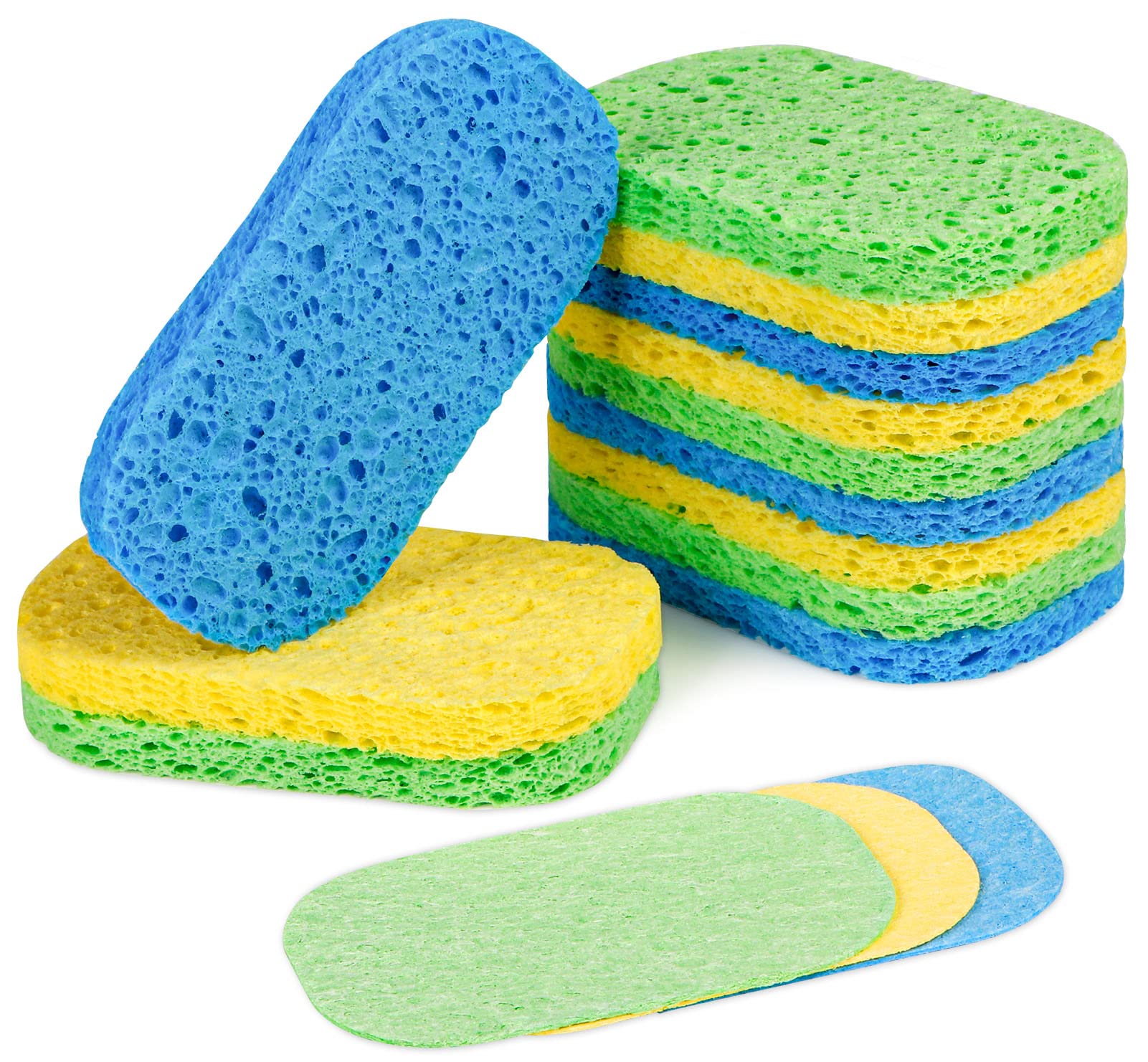 Heavy Duty Scrub Sponges Kitchen 12pcs/24pcs