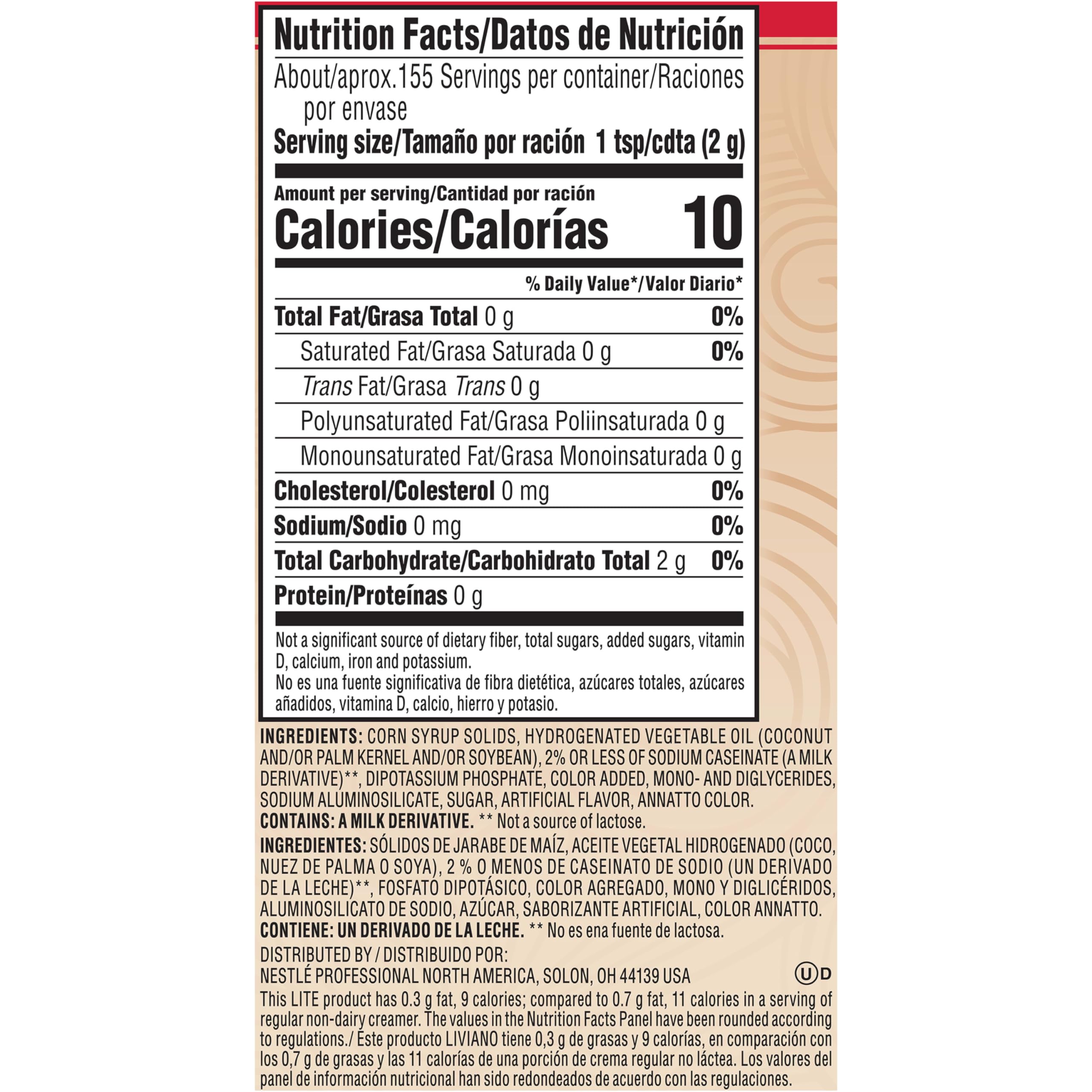 [12 Packs] Nestle Coffee Mate Creamer, Non Dairy Powder Creamer, 15 Ounces