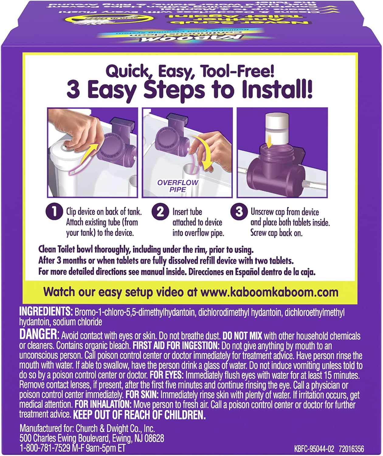 Kaboom Scrub Free Continuous Toilet Cleaning System