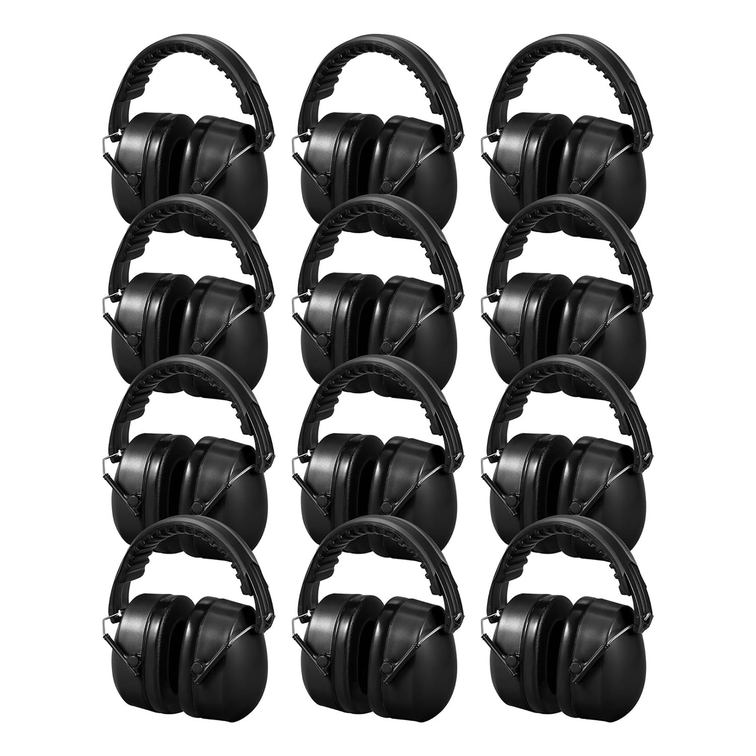 [12 PCS] Hearing Protection Ear Muffs, NRR 28dB Noise Reduction