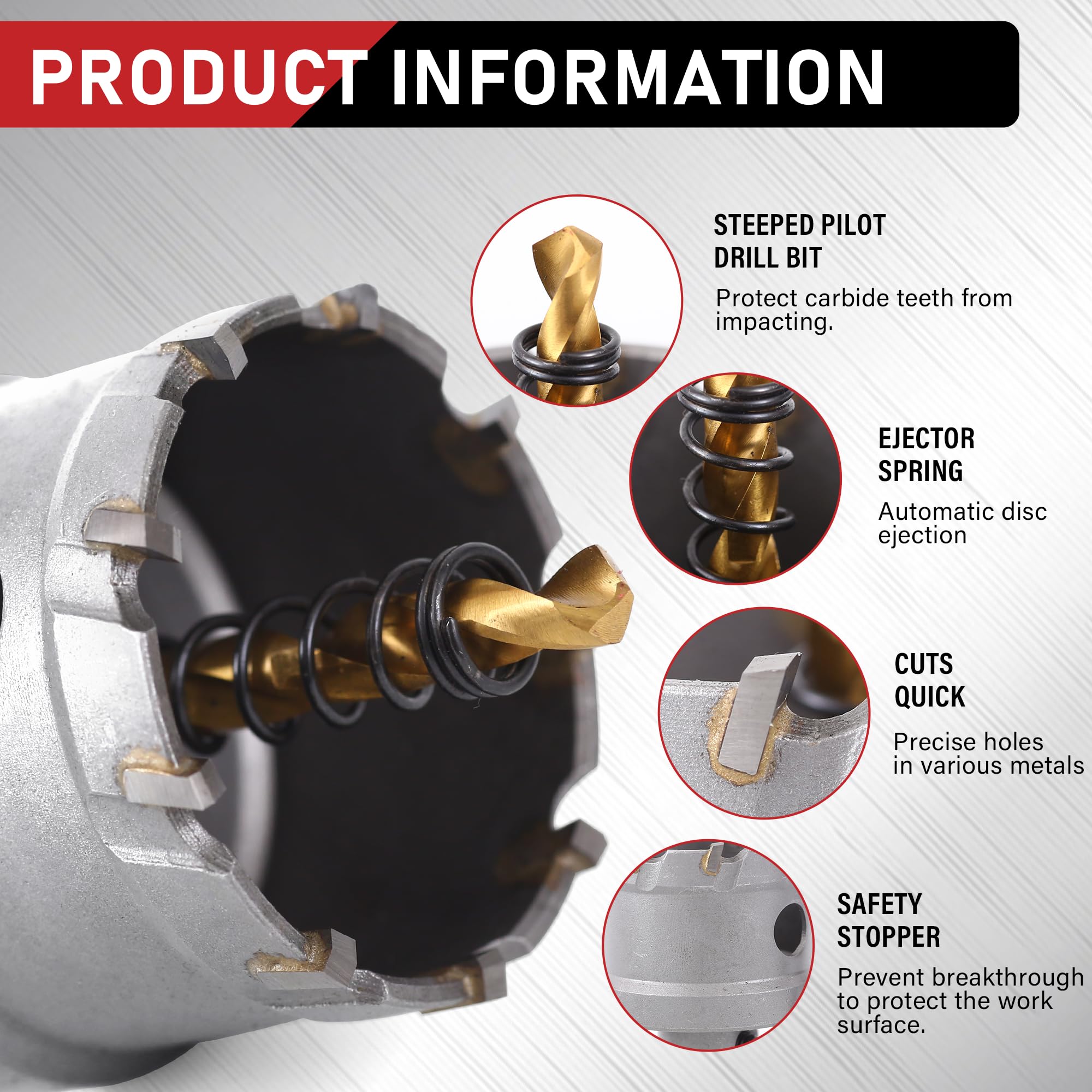16Pcs / 26Pcs Hole Saw Kit